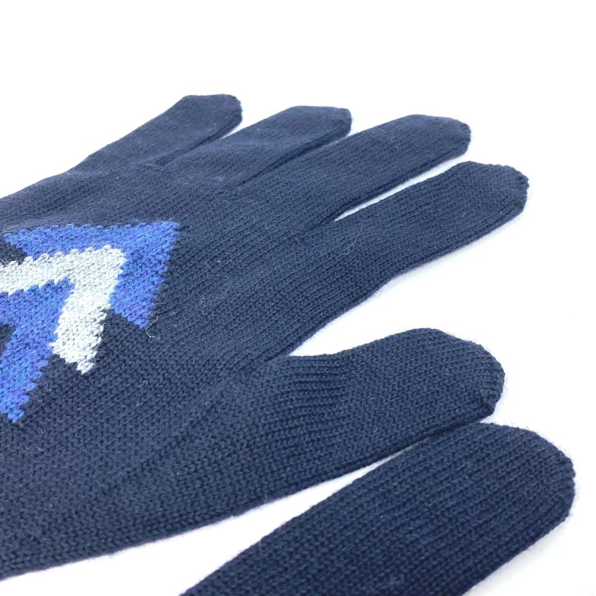 Louis Vuitton Louis Vuitton M70305 gloves Glove Navy Size ONE SIZE - 6 Thumbnail