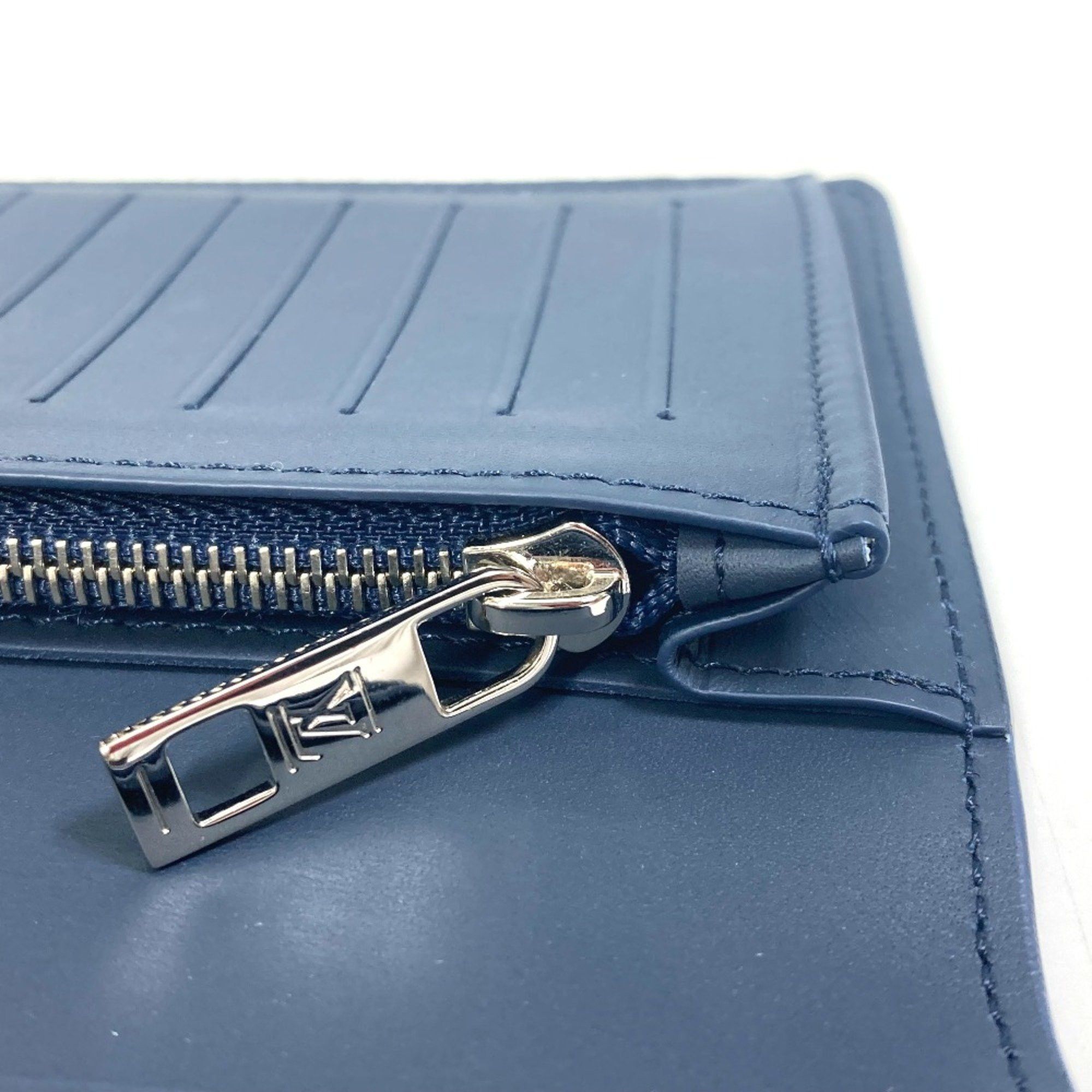 Louis Vuitton Louis Vuitton M81810 Bifold Long Wallet Marine Navy Size ONE SIZE - 9 Thumbnail