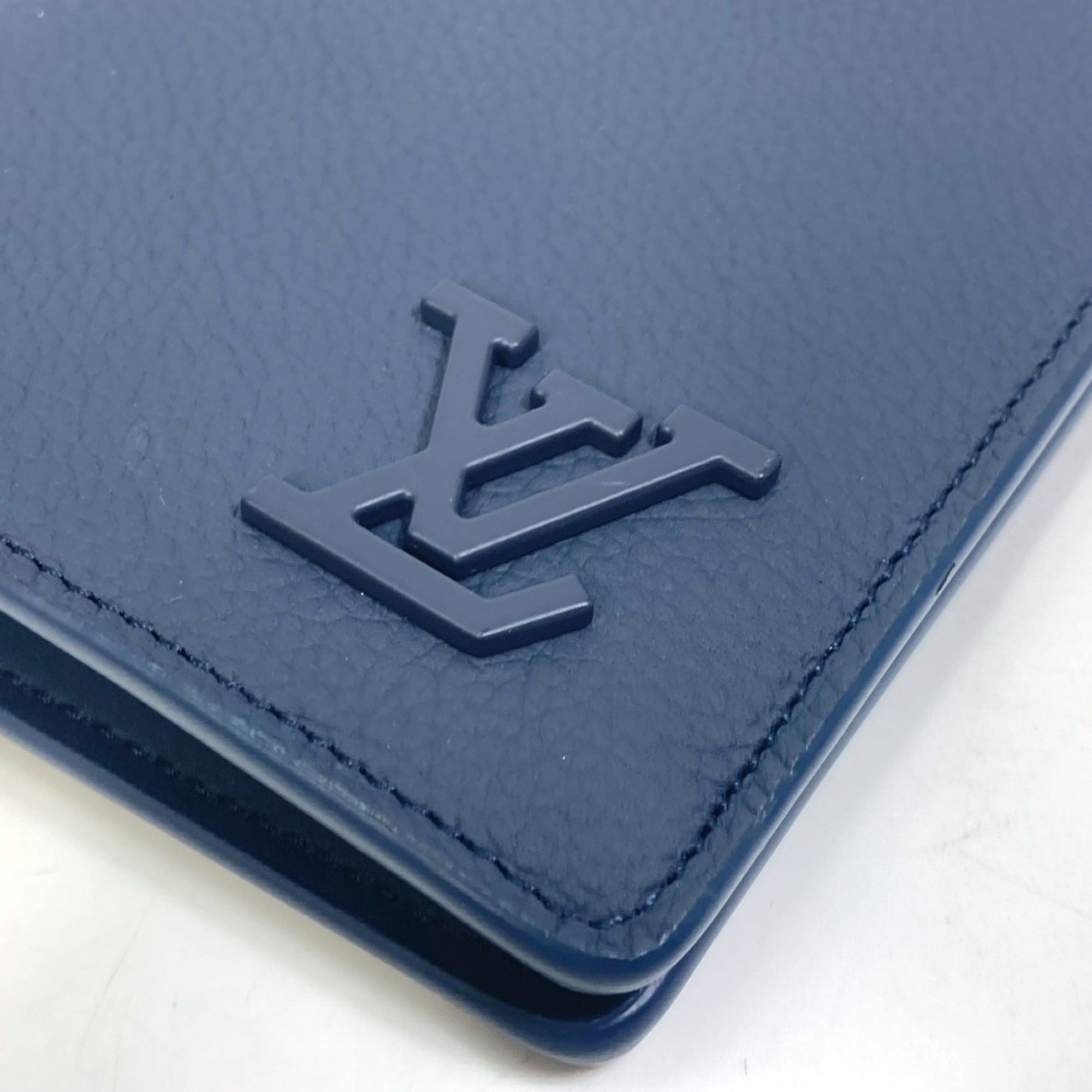 Louis Vuitton Louis Vuitton M81810 Bifold Long Wallet Marine Navy Size ONE SIZE - 3 Thumbnail