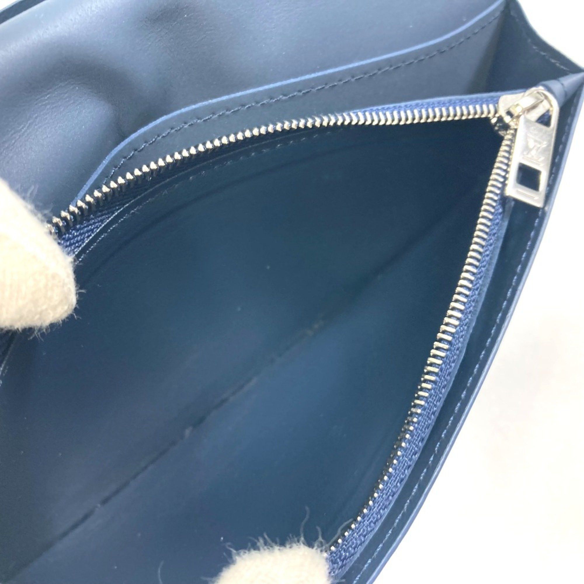 Louis Vuitton Louis Vuitton M81810 Bifold Long Wallet Marine Navy Size ONE SIZE - 13 Thumbnail