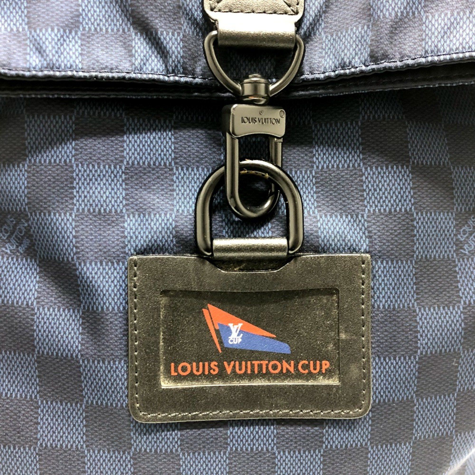 Louis Vuitton Louis Vuitton N41251 Damier Challenge shoulder bag Shoulder Bag Navy Black Size ONE SIZE - 10 Thumbnail