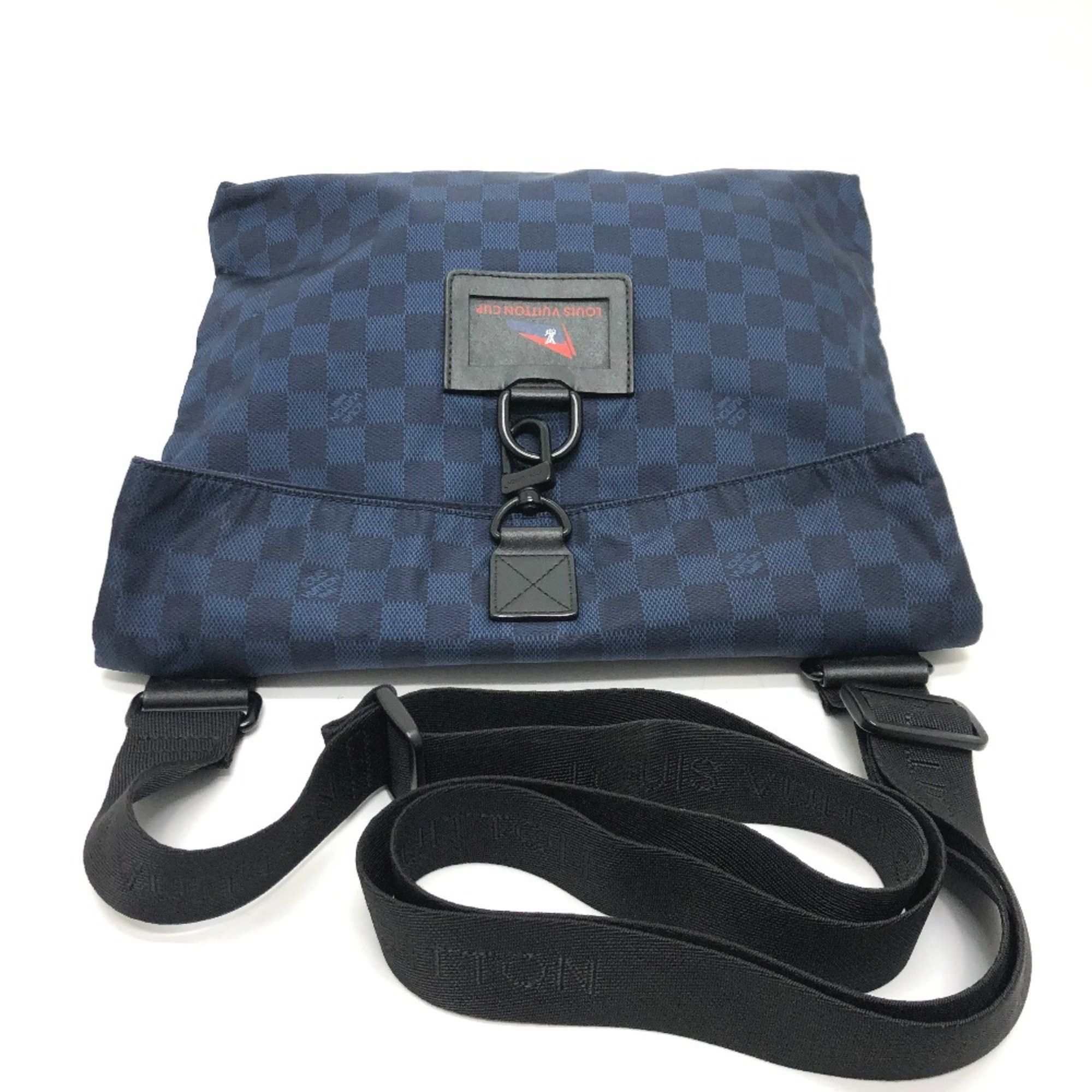 Louis Vuitton Louis Vuitton N41251 Damier Challenge shoulder bag Shoulder Bag Navy Black Size ONE SIZE - 6 Thumbnail