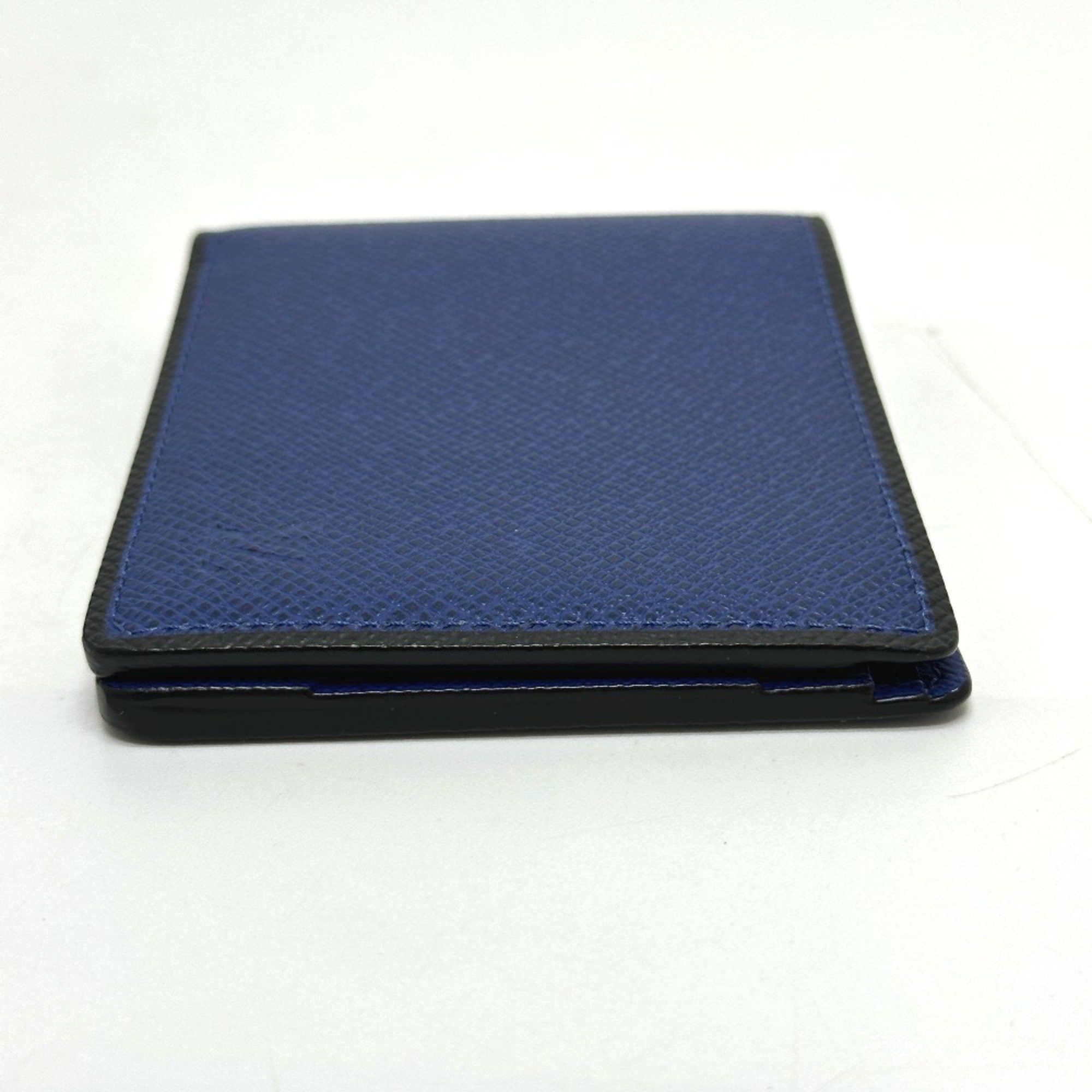 Louis Vuitton Louis Vuitton M30565 Taiga Bill Compartment Folded wallet blue Size ONE SIZE - 6 Thumbnail