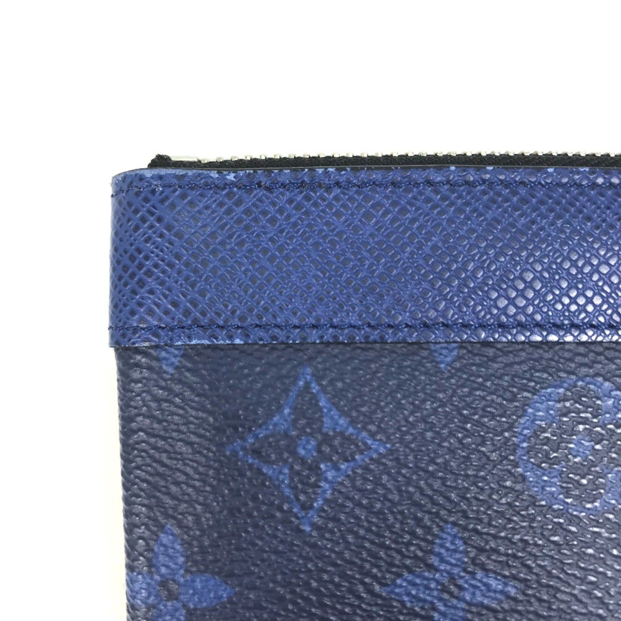 Louis Vuitton Louis Vuitton M30278 Taigalama Clutch bag accessory case pouch Pouch blue Size ONE SIZE - 8 Thumbnail