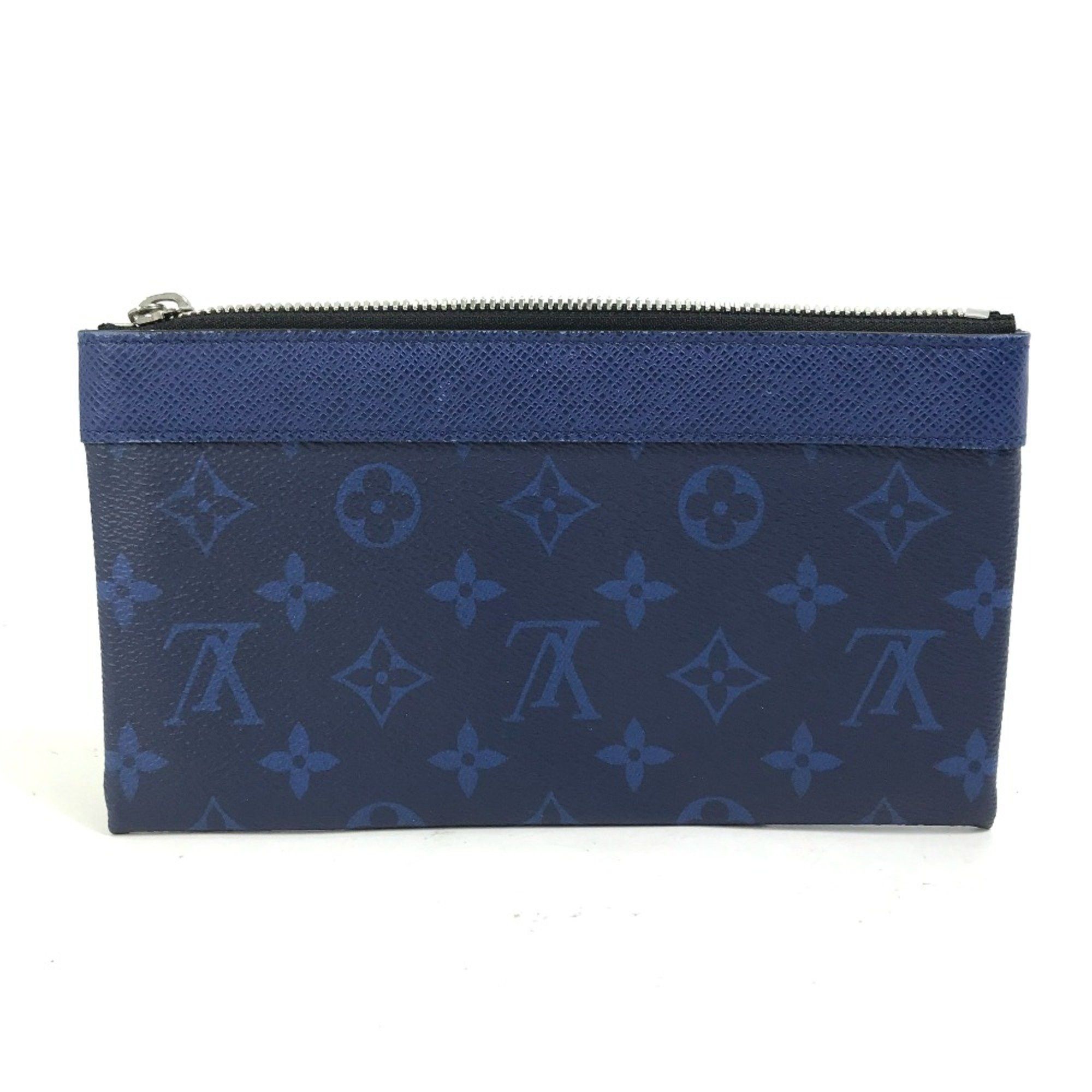 Louis Vuitton Louis Vuitton M30278 Taigalama Clutch bag accessory case pouch Pouch blue Size ONE SIZE - 2 Thumbnail