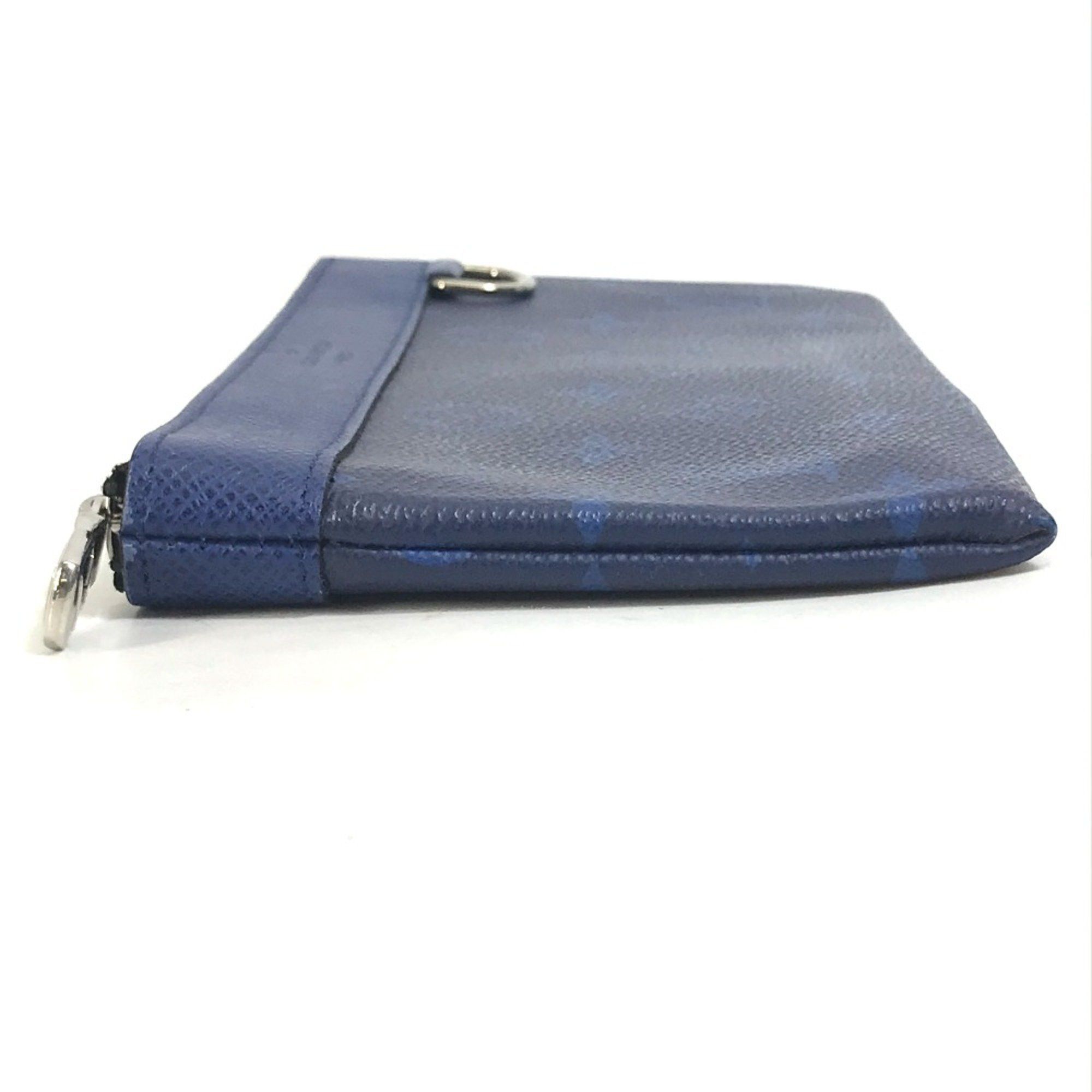 Louis Vuitton Louis Vuitton M30278 Taigalama Clutch bag accessory case pouch Pouch blue Size ONE SIZE - 4 Thumbnail