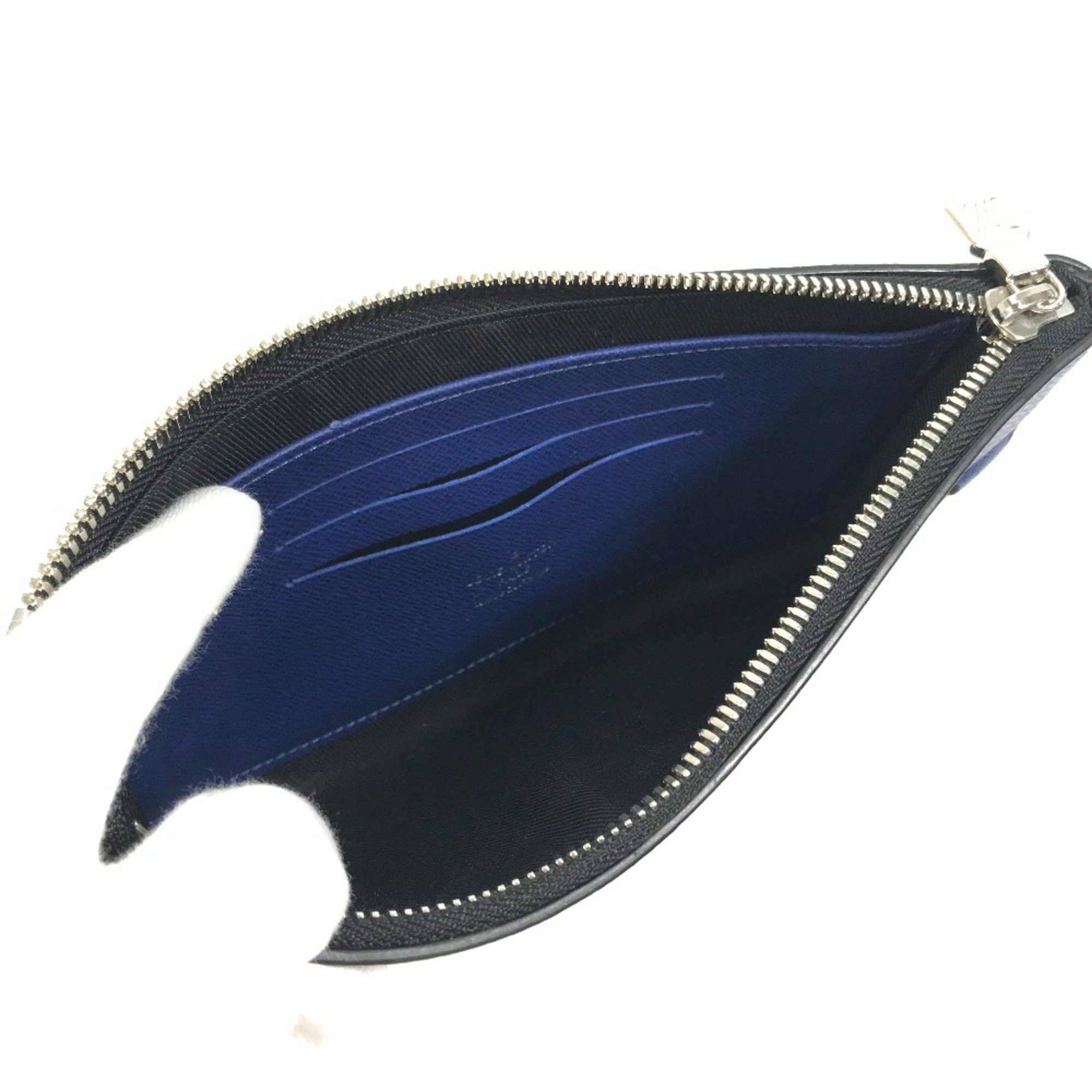 Louis Vuitton Louis Vuitton M30278 Taigalama Clutch bag accessory case pouch Pouch blue Size ONE SIZE - 10 Thumbnail