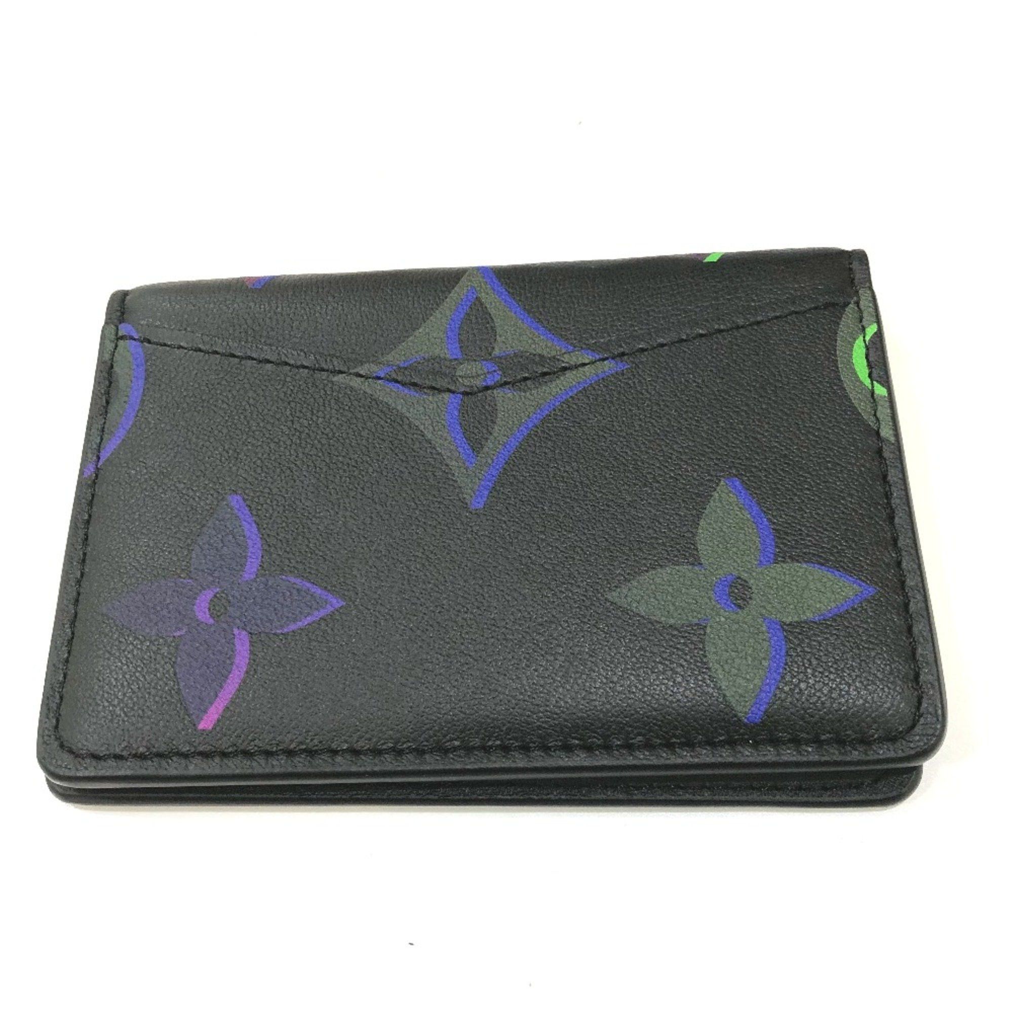 Louis Vuitton Louis Vuitton M82372 Monogram pass case/business Card Case Black Size ONE SIZE - 5 Thumbnail