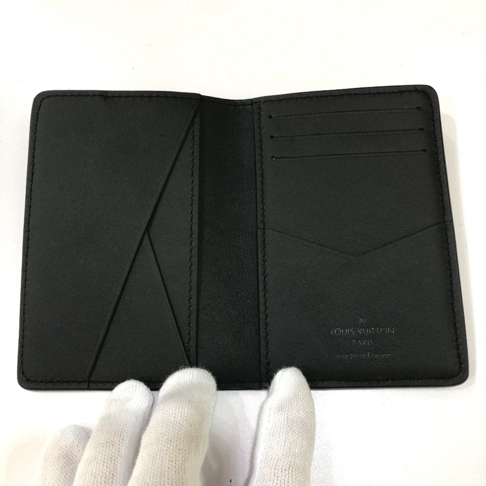 Louis Vuitton Louis Vuitton M82372 Monogram pass case/business Card Case Black Size ONE SIZE - 7 Thumbnail