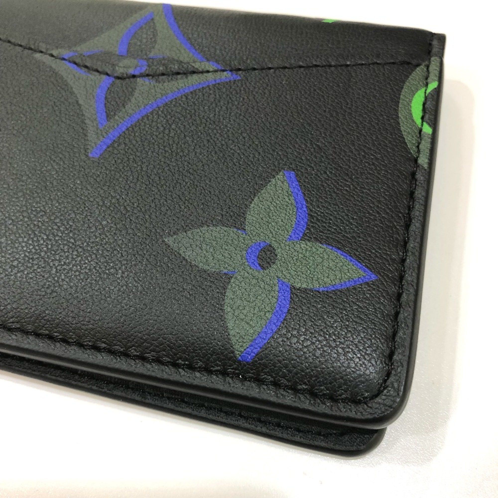 Louis Vuitton Louis Vuitton M82372 Monogram pass case/business Card Case Black Size ONE SIZE - 6 Thumbnail