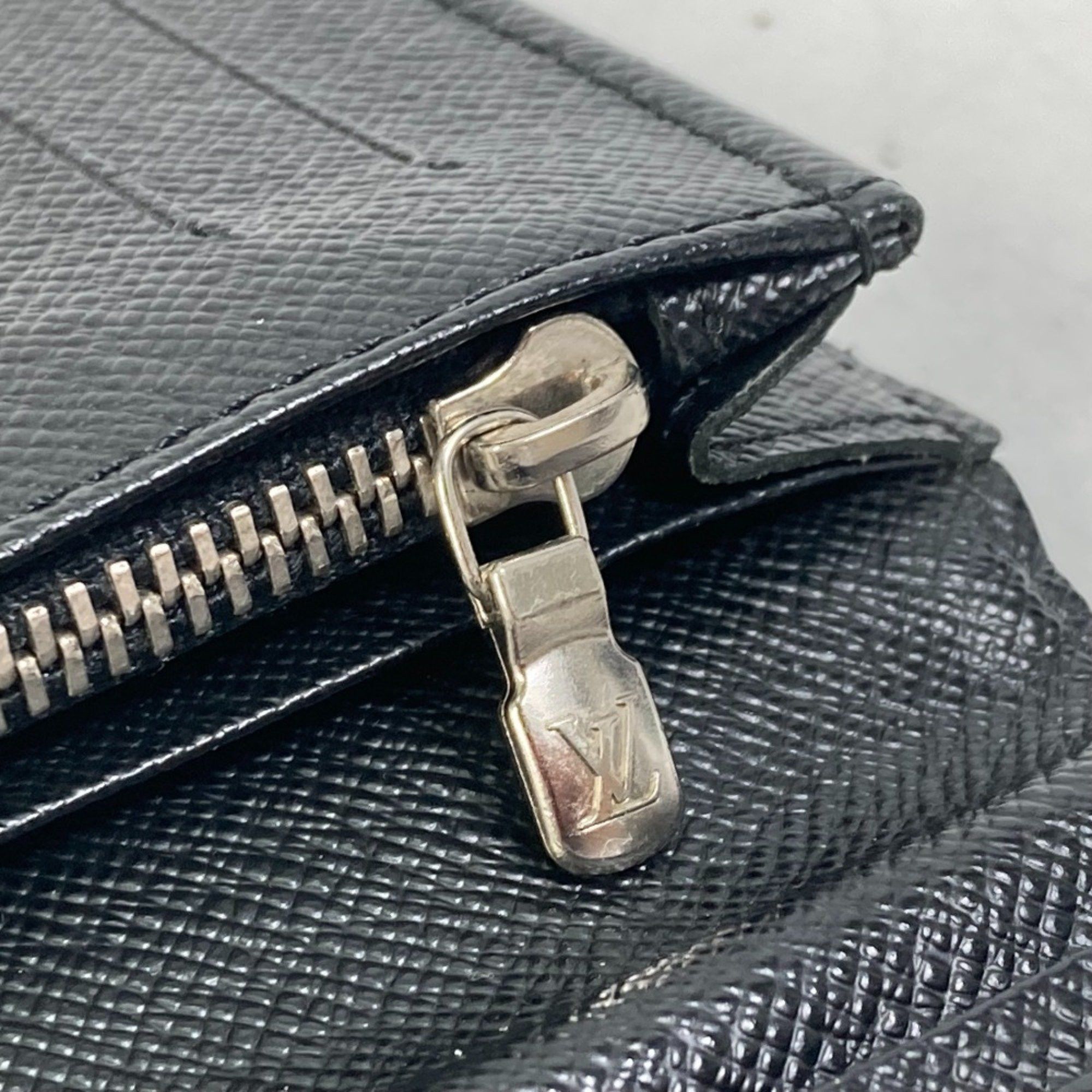Louis Vuitton Louis Vuitton N62655 Damier Graphite Old model Bi-fold Long Wallet Black Size ONE SIZE - 12 Thumbnail