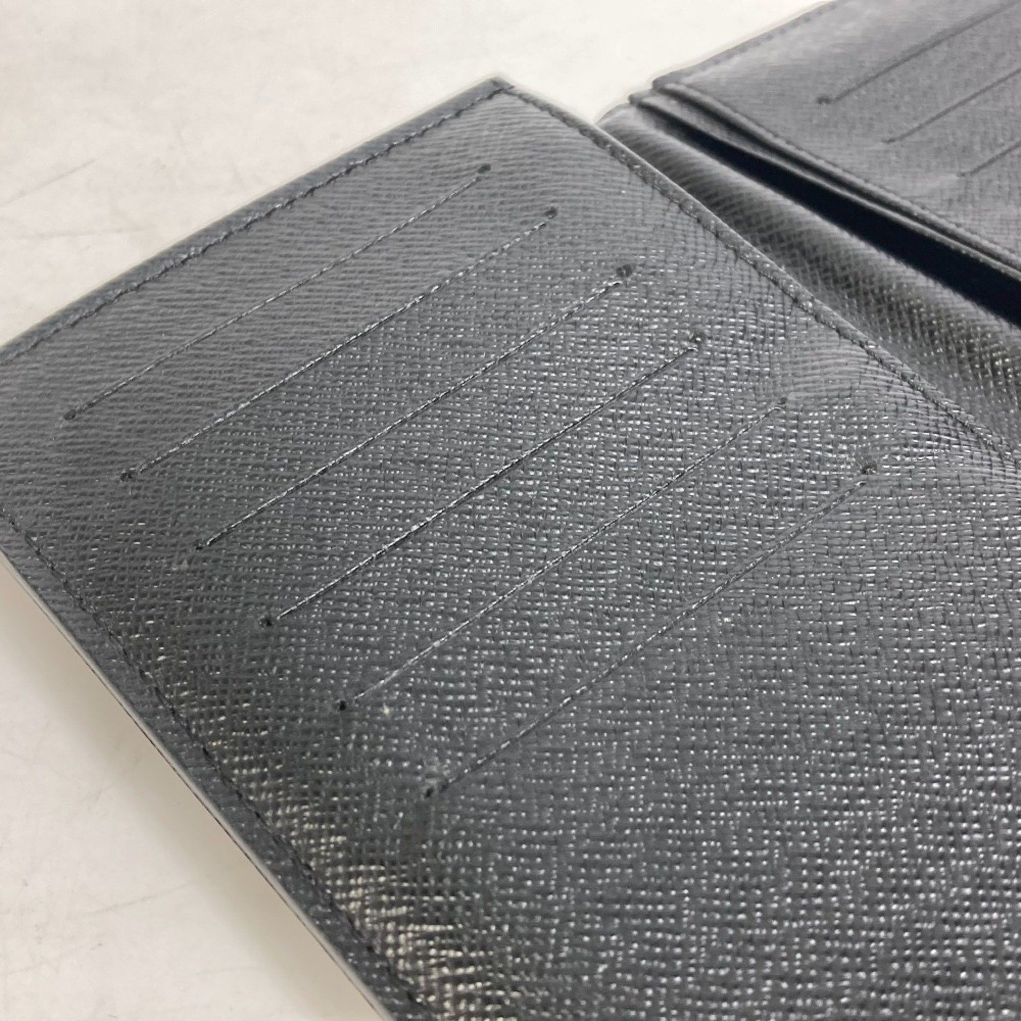 Louis Vuitton Louis Vuitton N62655 Damier Graphite Old model Bi-fold Long Wallet Black Size ONE SIZE - 11 Thumbnail