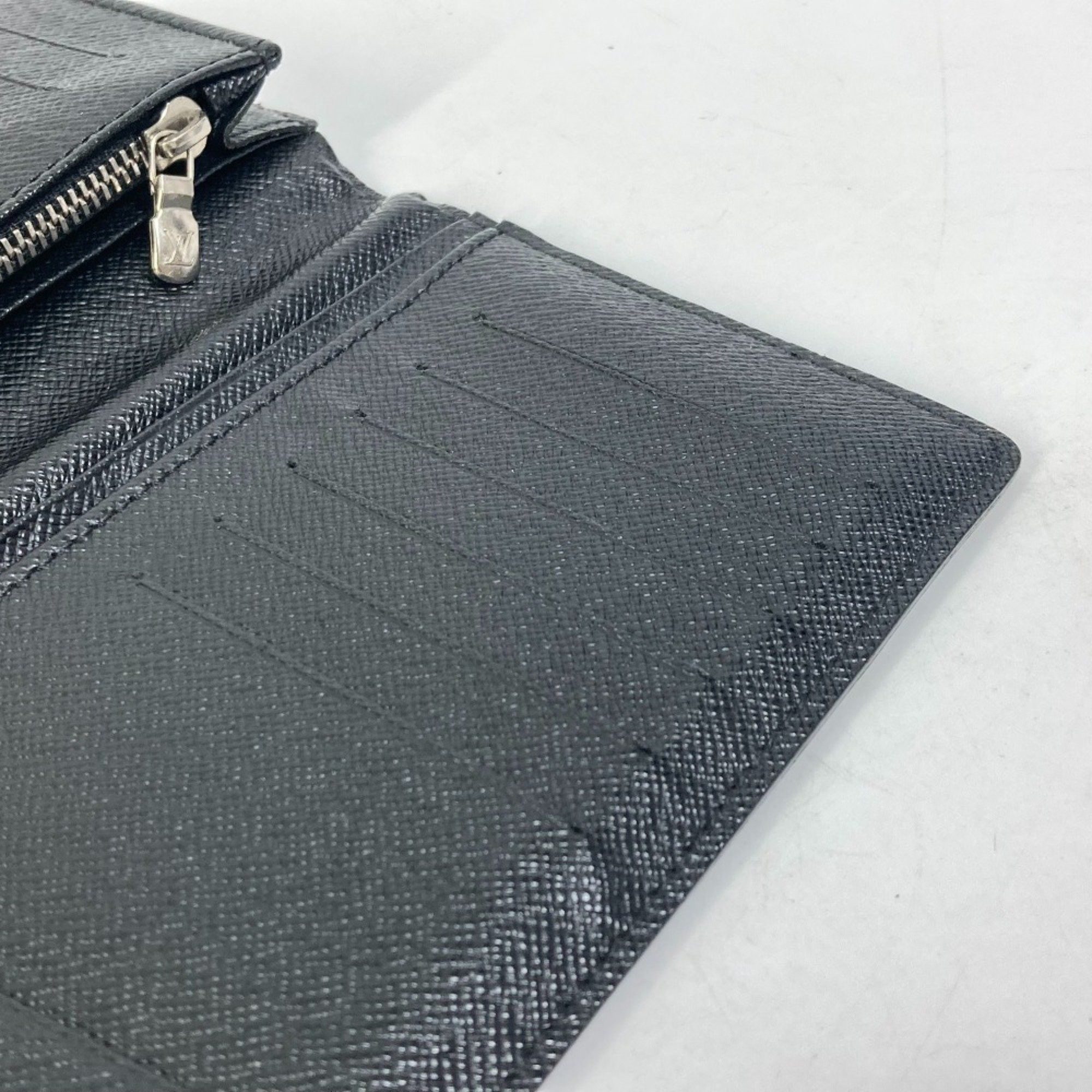 Louis Vuitton Louis Vuitton N62655 Damier Graphite Old model Bi-fold Long Wallet Black Size ONE SIZE - 10 Thumbnail