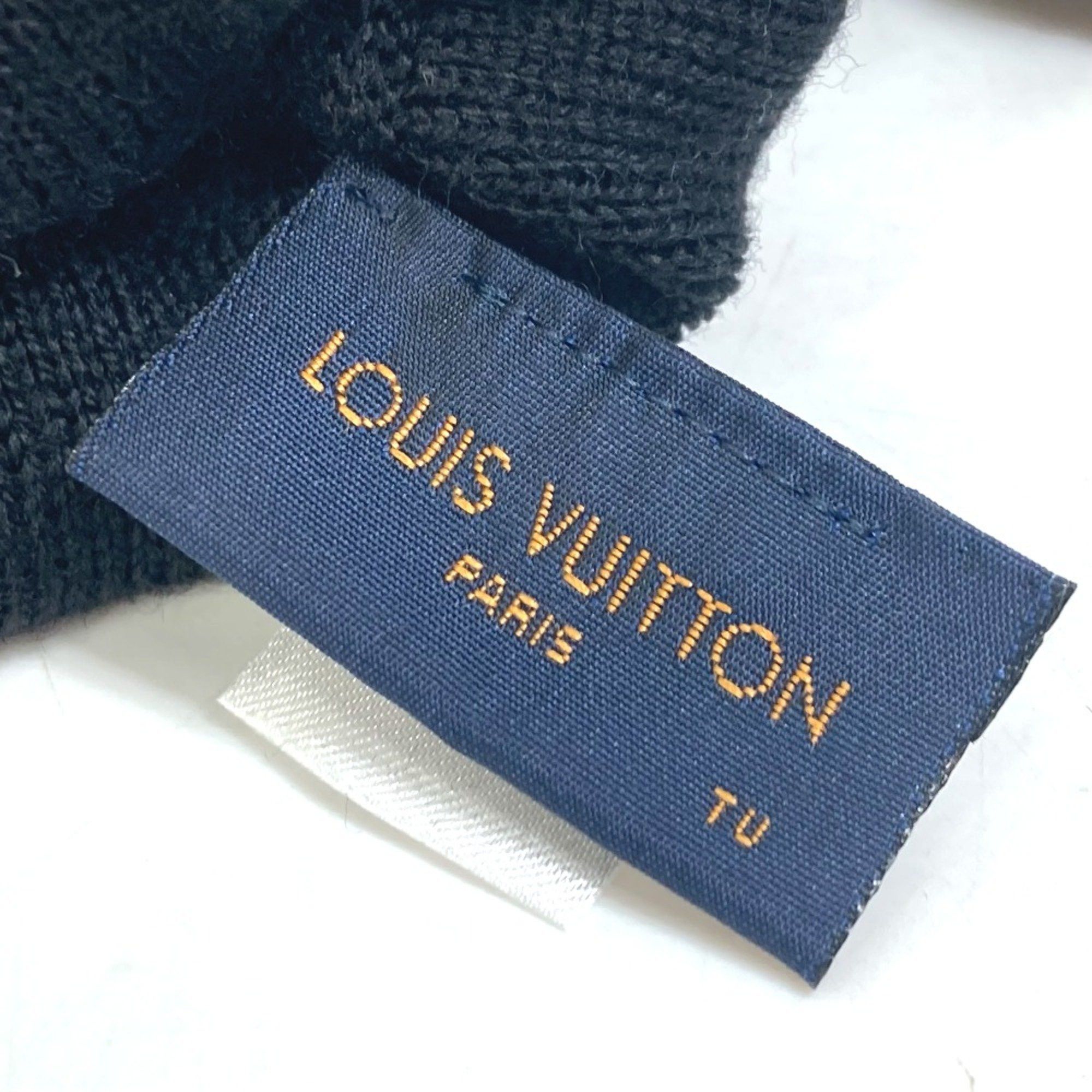Louis Vuitton Louis Vuitton M71248 gloves Glove Black Red Size ONE SIZE - 7 Thumbnail