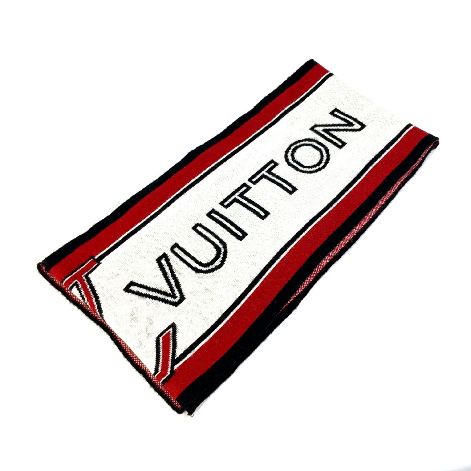 Louis Vuitton Louis Vuitton Scarf Red Size ONE SIZE - 10 Thumbnail