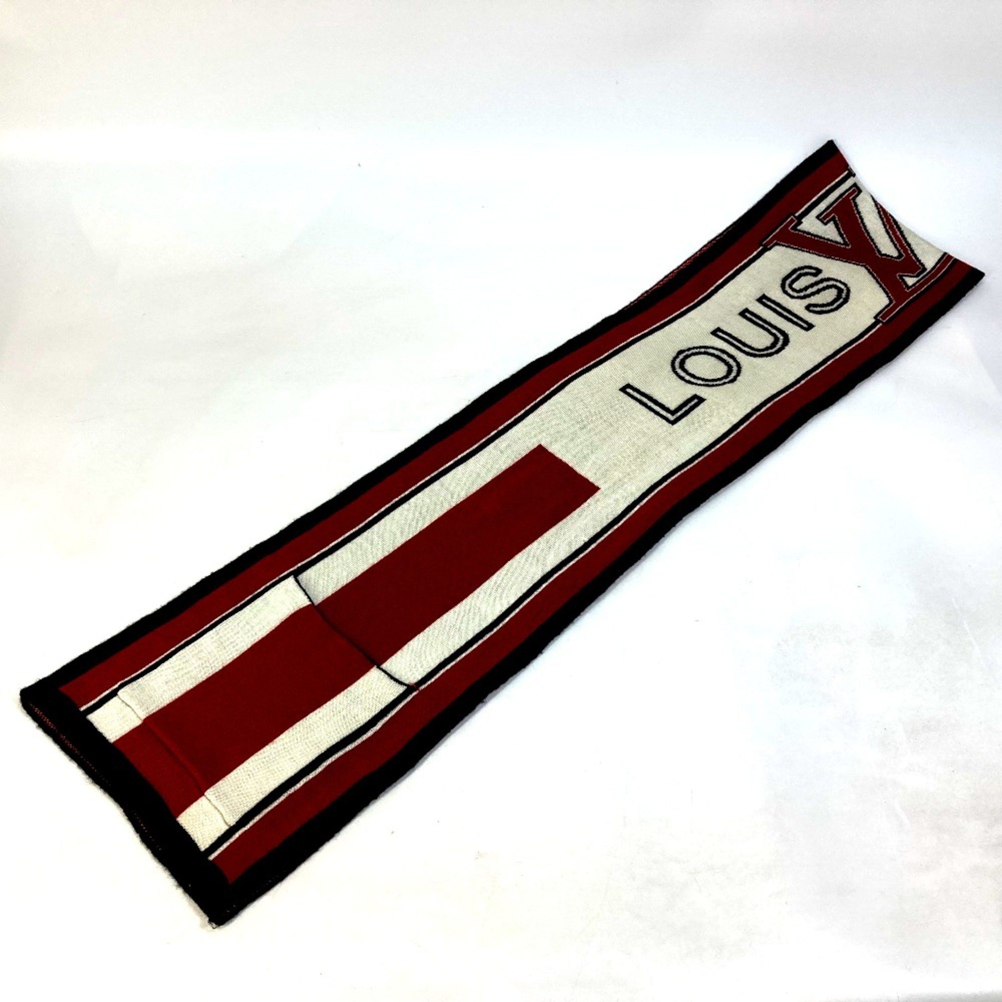 Louis Vuitton Louis Vuitton Scarf Red Size ONE SIZE - 3 Thumbnail