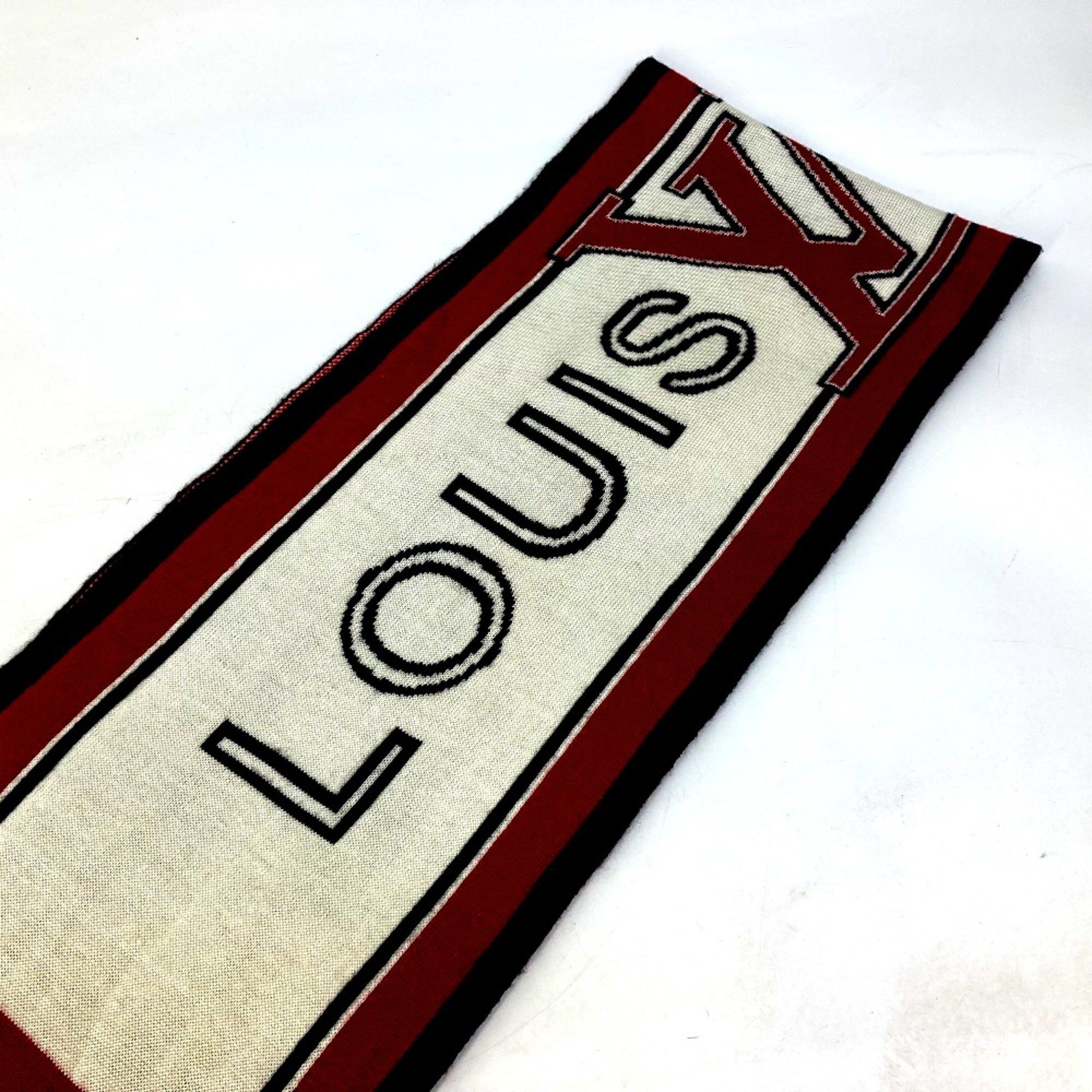 Louis Vuitton Louis Vuitton Scarf Red Size ONE SIZE - 5 Thumbnail