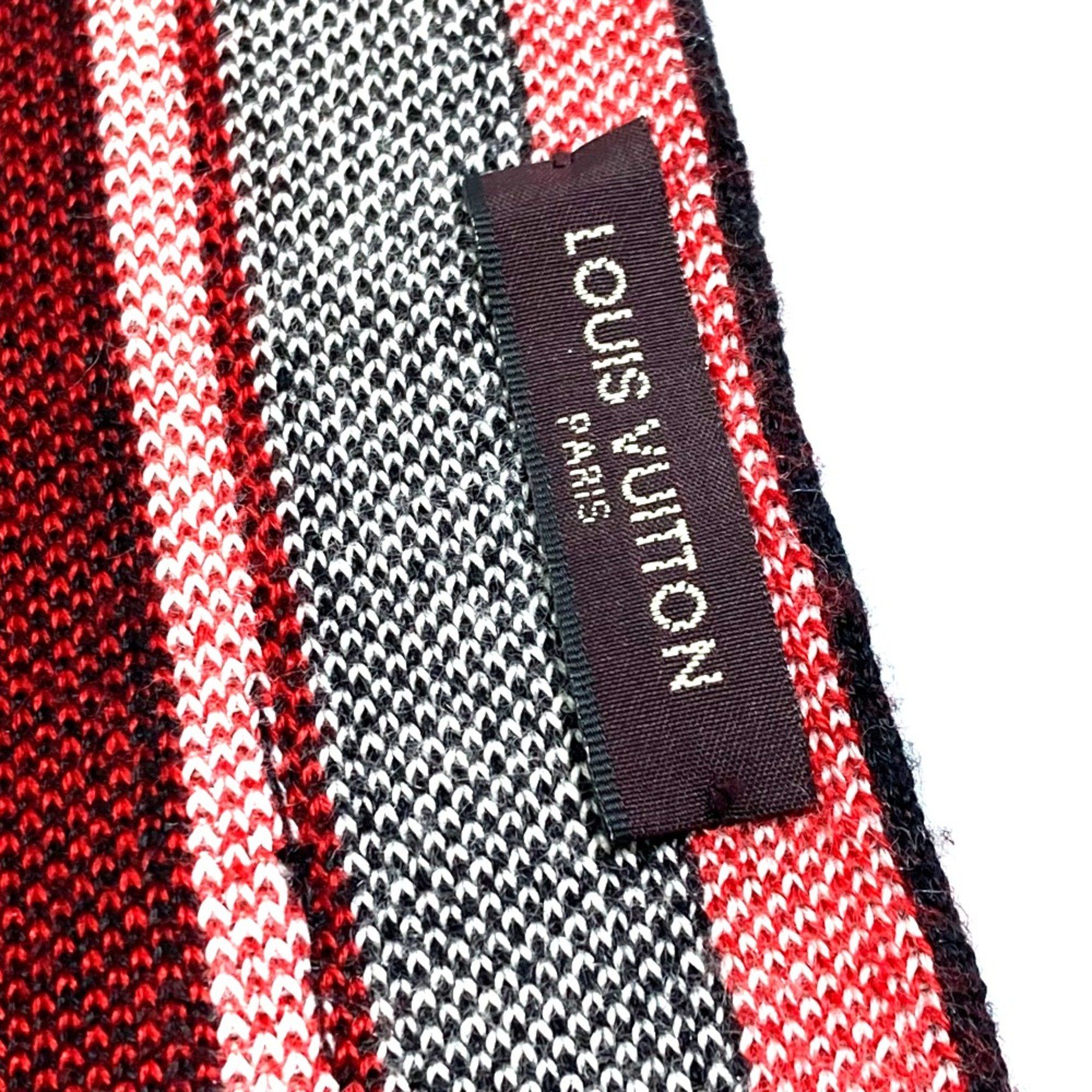 Louis Vuitton Louis Vuitton Scarf Red Size ONE SIZE - 7 Thumbnail