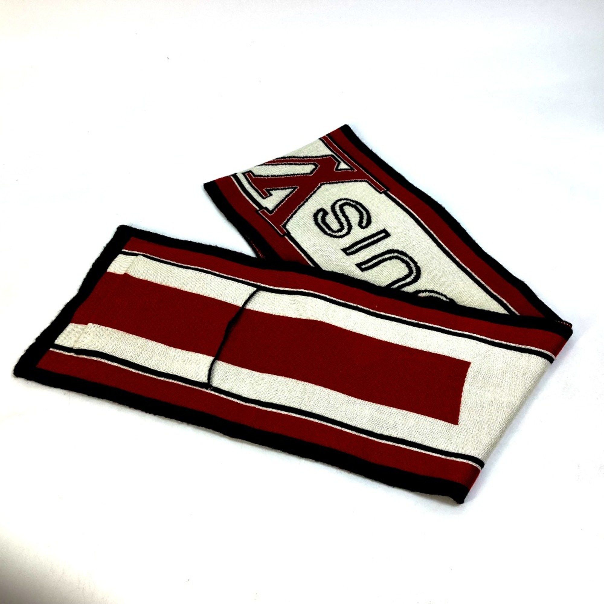 Louis Vuitton Louis Vuitton Scarf Red Size ONE SIZE - 2 Thumbnail