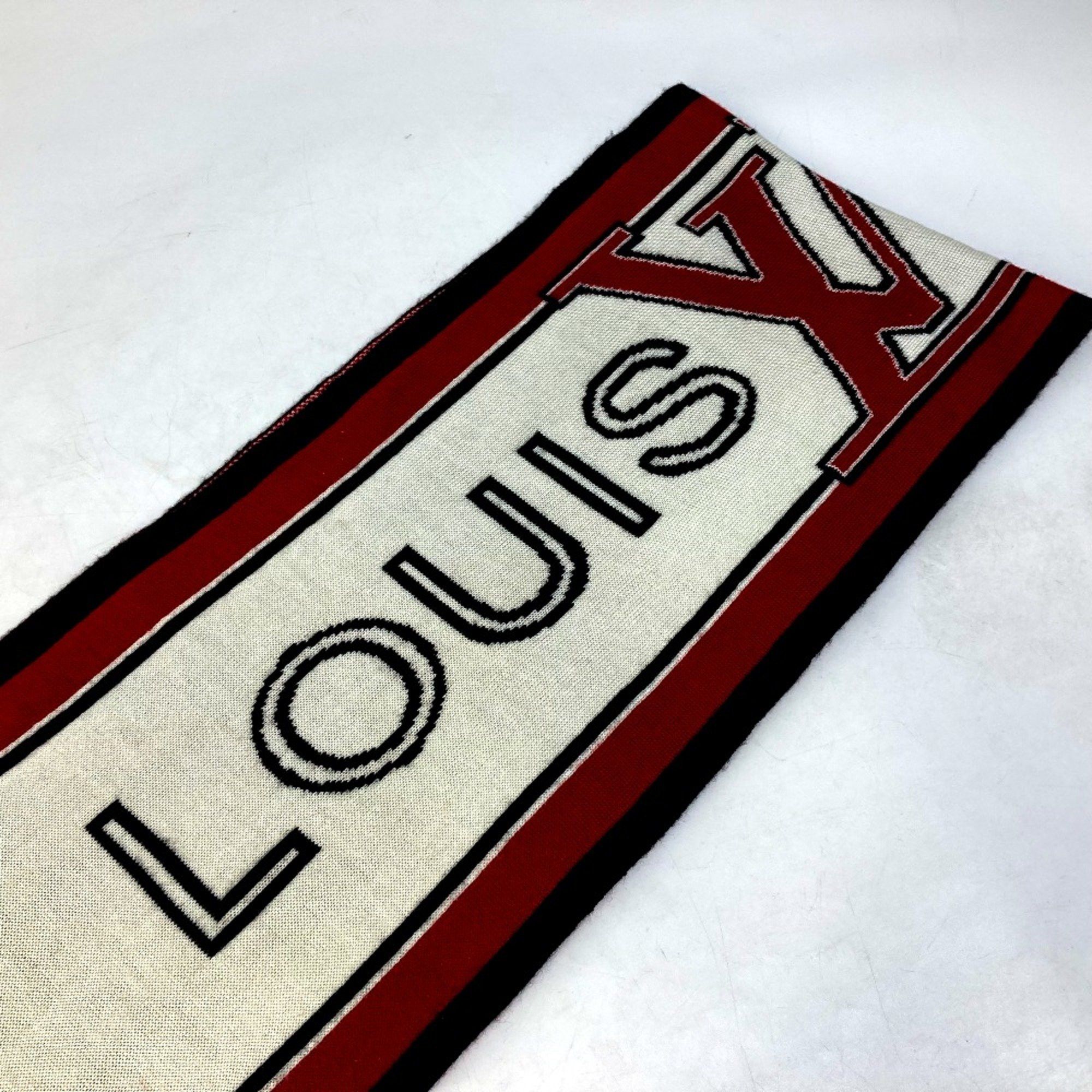 Louis Vuitton Louis Vuitton Scarf Red Size ONE SIZE - 9 Thumbnail
