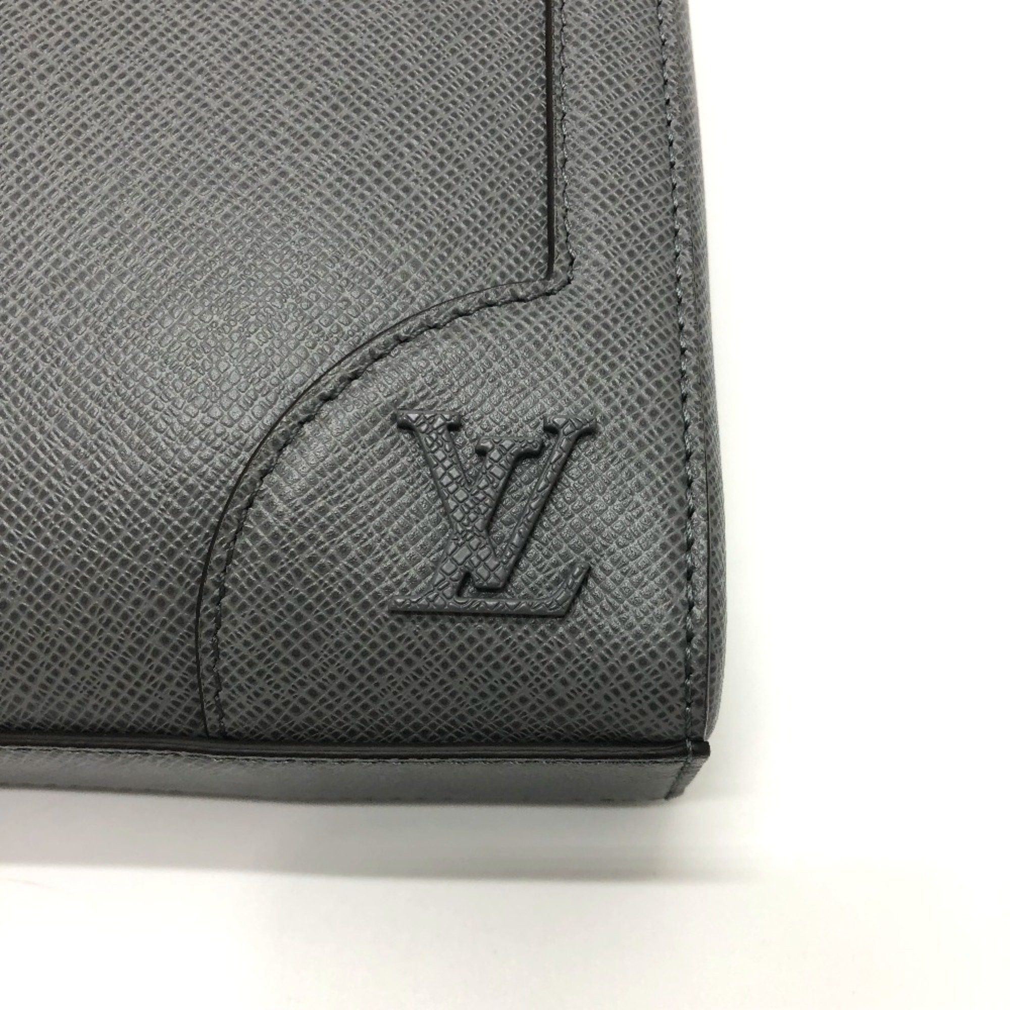 Louis Vuitton Louis Vuitton M30856 Taiga 2WAY/Bag Business bag Grassi gray SilverHardware Size ONE SIZE - 6 Thumbnail