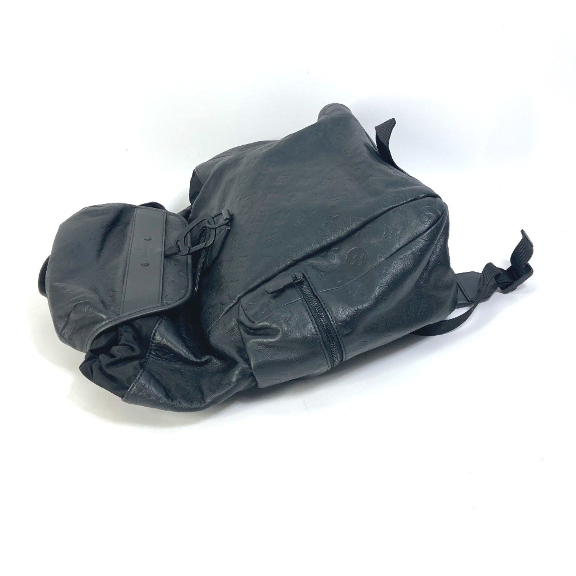 Louis Vuitton Louis Vuitton M43680 Monogram shadow Bag Backpack Black Size ONE SIZE - 5 Thumbnail