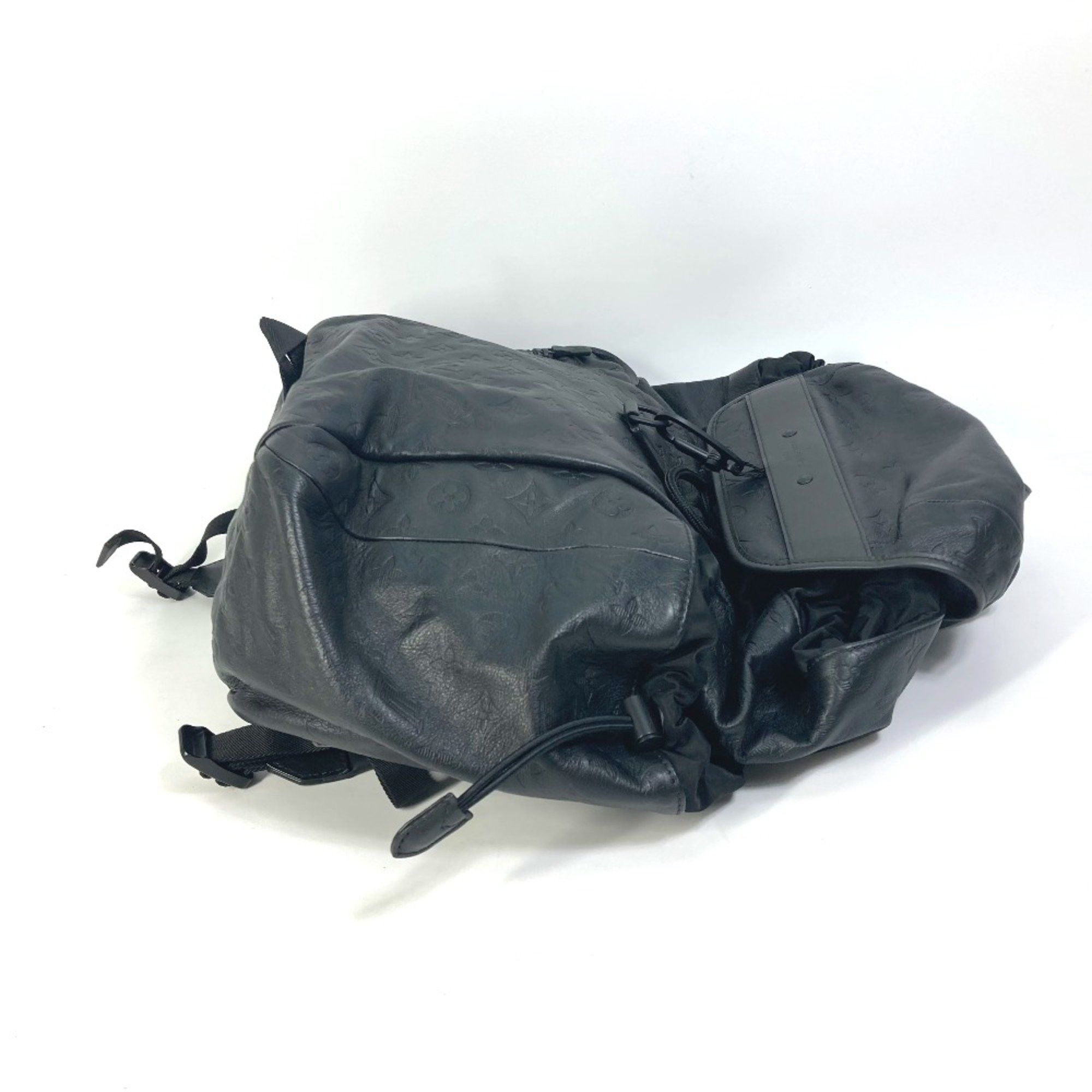 Louis Vuitton Louis Vuitton M43680 Monogram shadow Bag Backpack Black Size ONE SIZE - 4 Thumbnail