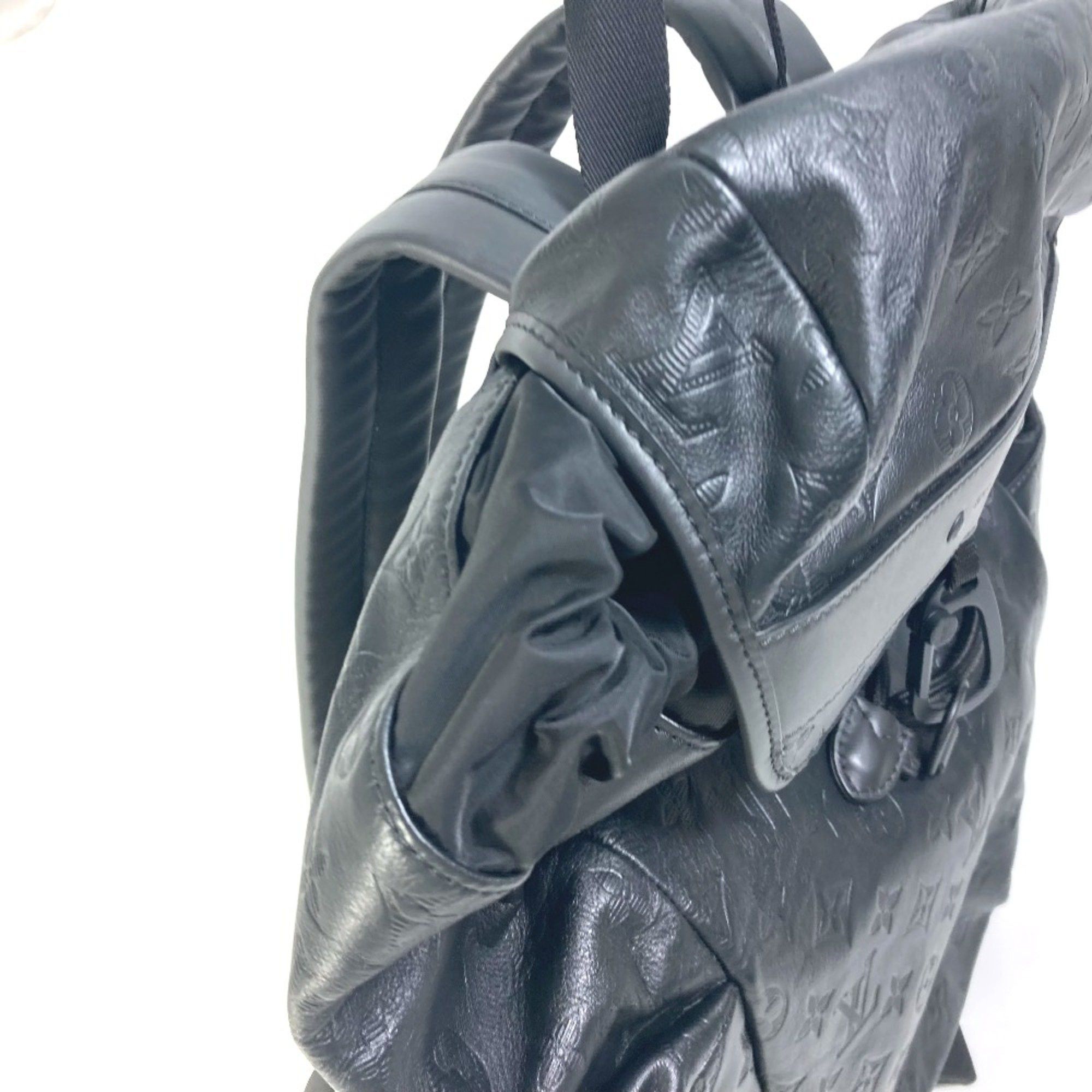Louis Vuitton Louis Vuitton M43680 Monogram shadow Bag Backpack Black Size ONE SIZE - 7 Thumbnail