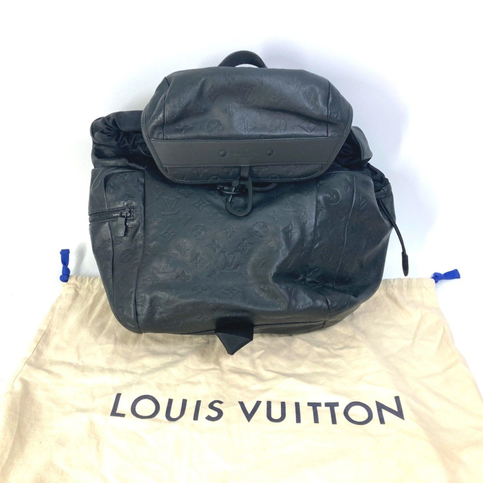 Louis Vuitton Louis Vuitton M43680 Monogram shadow Bag Backpack Black Size ONE SIZE - 3 Thumbnail