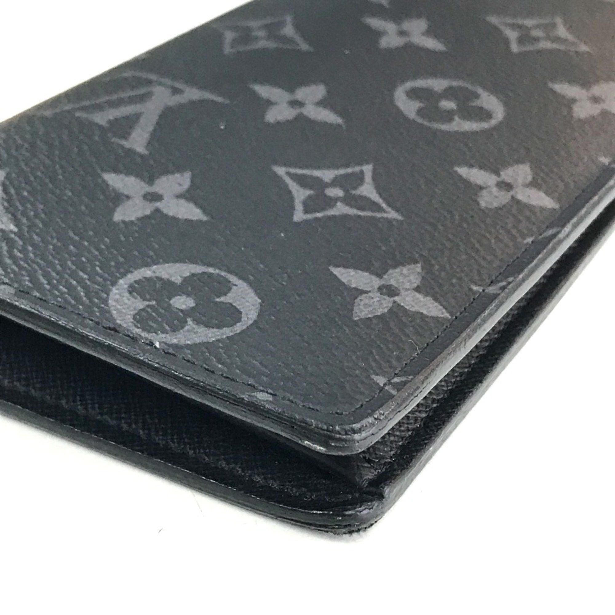 Louis Vuitton Louis Vuitton M61697 MonogramEclipse Folded wallet Long Wallet Black Size ONE SIZE - 5 Thumbnail