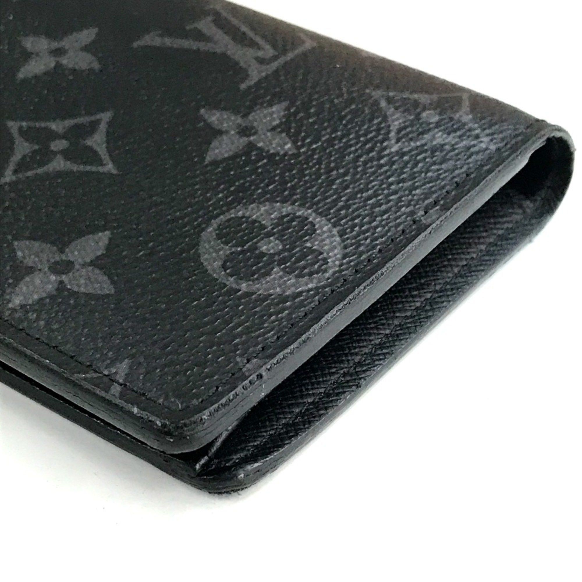 Louis Vuitton Louis Vuitton M61697 MonogramEclipse Folded wallet Long Wallet Black Size ONE SIZE - 6 Thumbnail