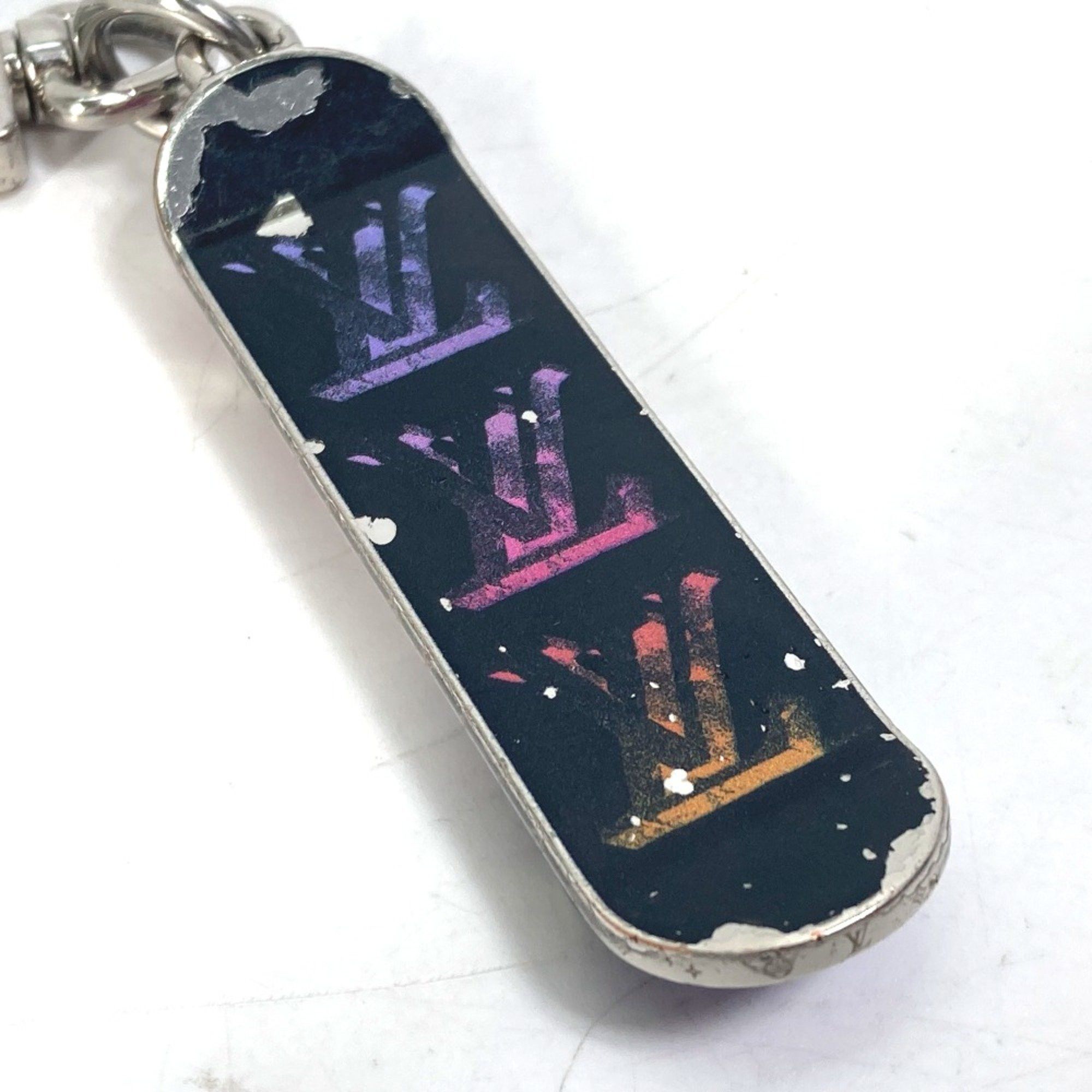 Louis Vuitton Louis Vuitton MP3269 skateboard Bag Charm Key Holder Black Multicolore Size ONE SIZE - 7 Thumbnail