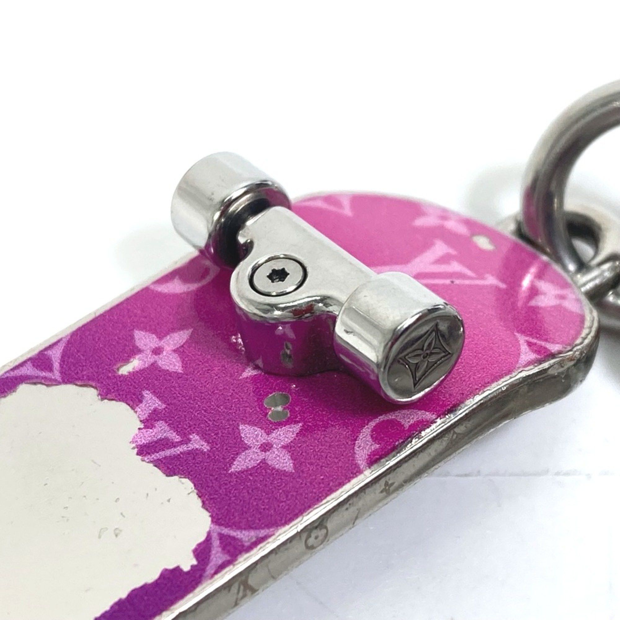 Louis Vuitton Louis Vuitton MP3269 skateboard Bag Charm Key Holder Black Multicolore Size ONE SIZE - 9 Thumbnail