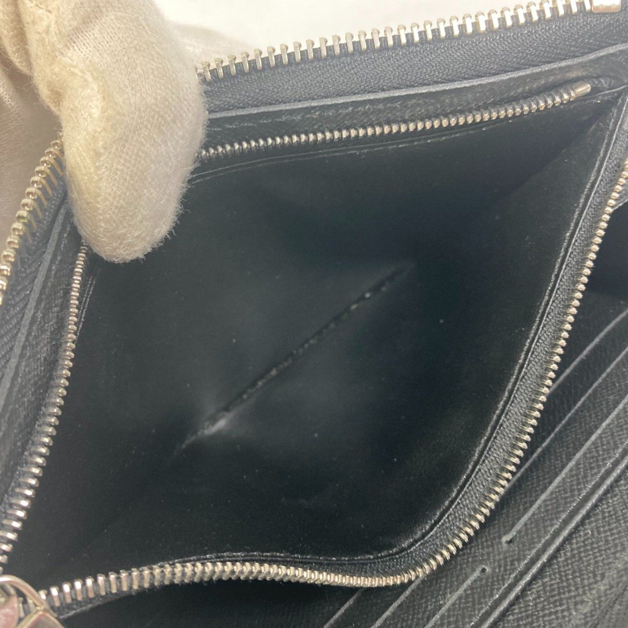 Louis Vuitton Louis Vuitton M69409 Taiga With strap Long Wallet Ardoise Black Size ONE SIZE - 17 Thumbnail