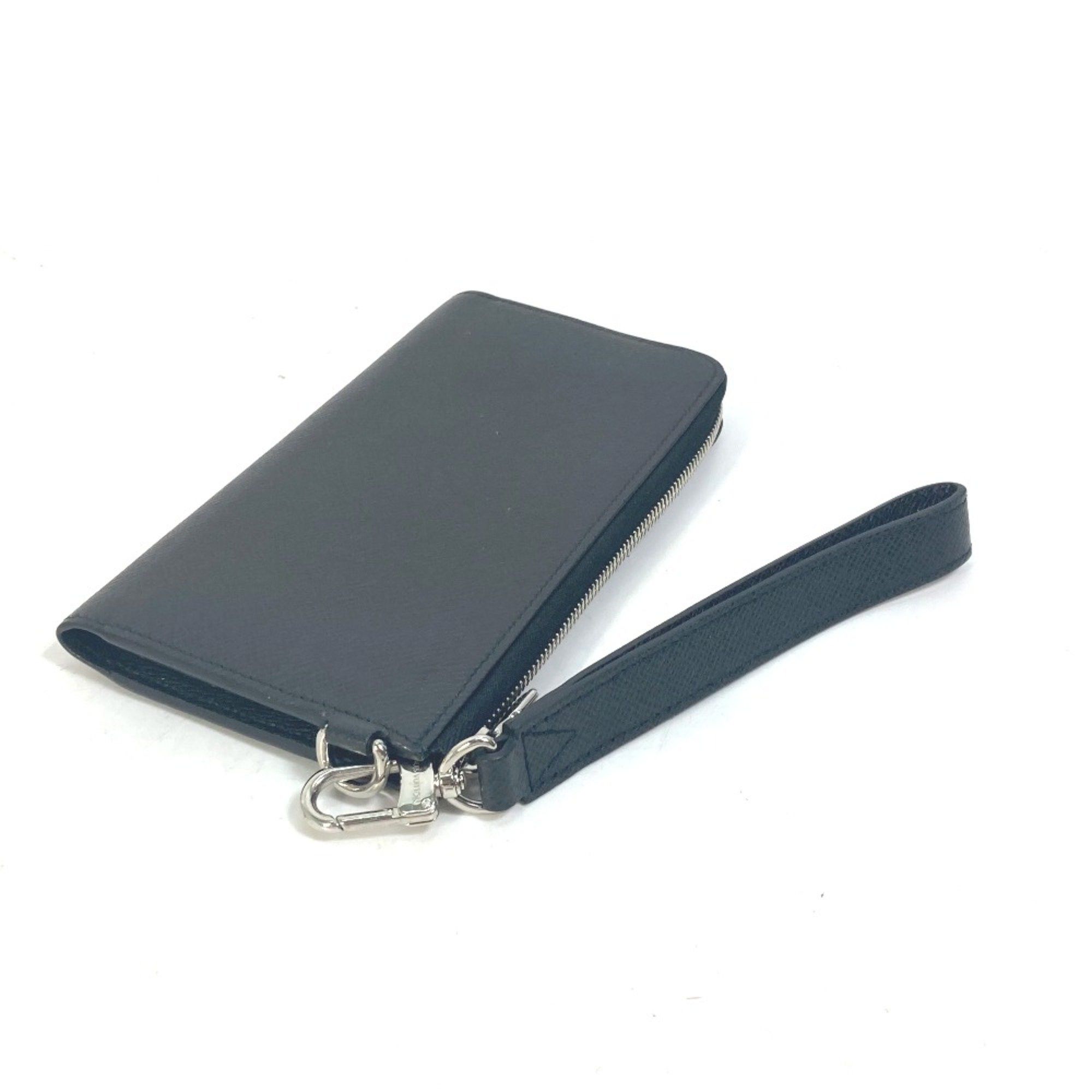 Louis Vuitton Louis Vuitton M69409 Taiga With strap Long Wallet Ardoise Black Size ONE SIZE - 5 Thumbnail