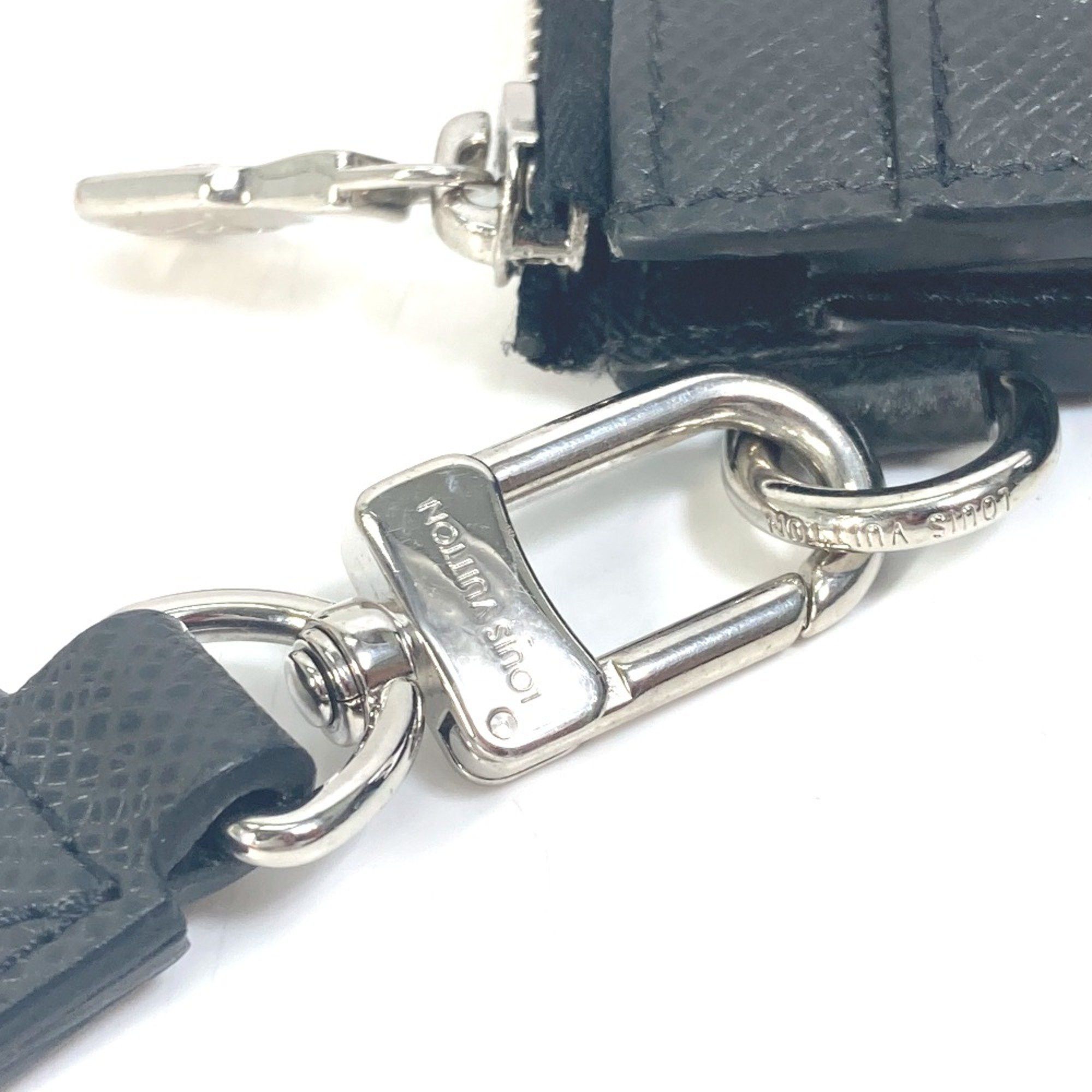 Louis Vuitton Louis Vuitton M69409 Taiga With strap Long Wallet Ardoise Black Size ONE SIZE - 10 Thumbnail