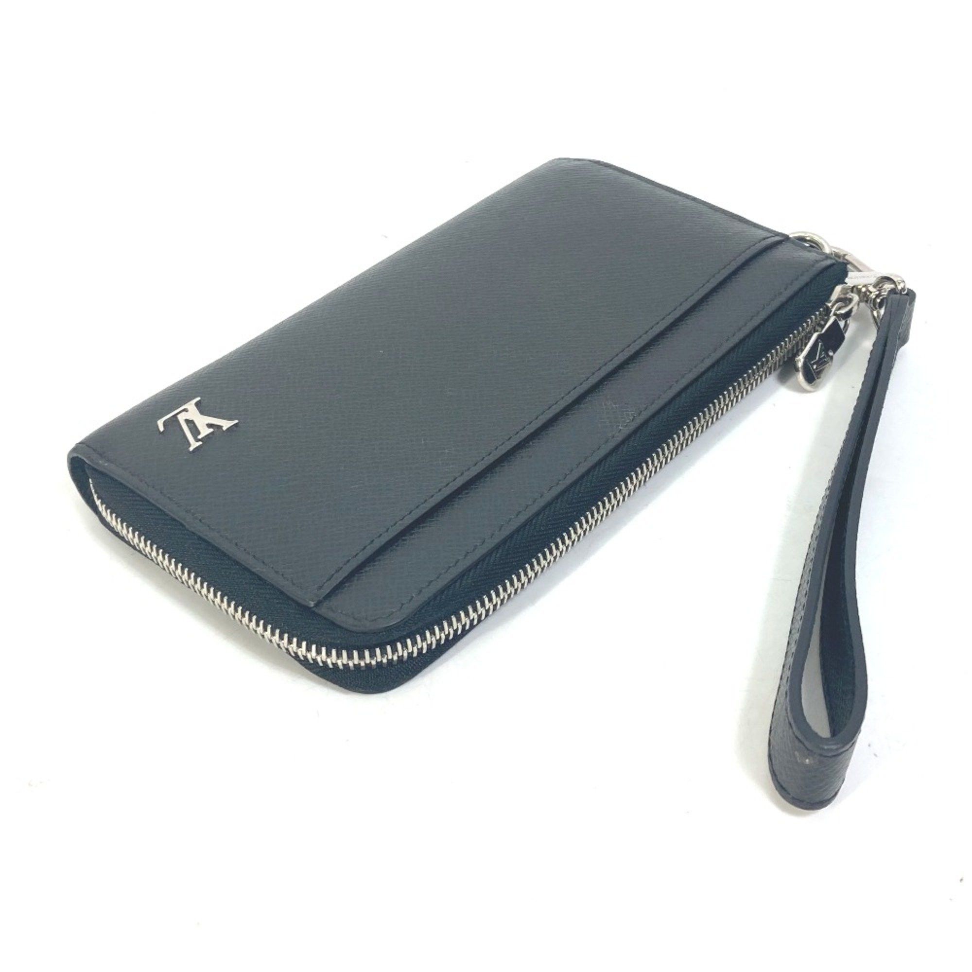 Louis Vuitton Louis Vuitton M69409 Taiga With strap Long Wallet Ardoise Black Size ONE SIZE - 3 Thumbnail