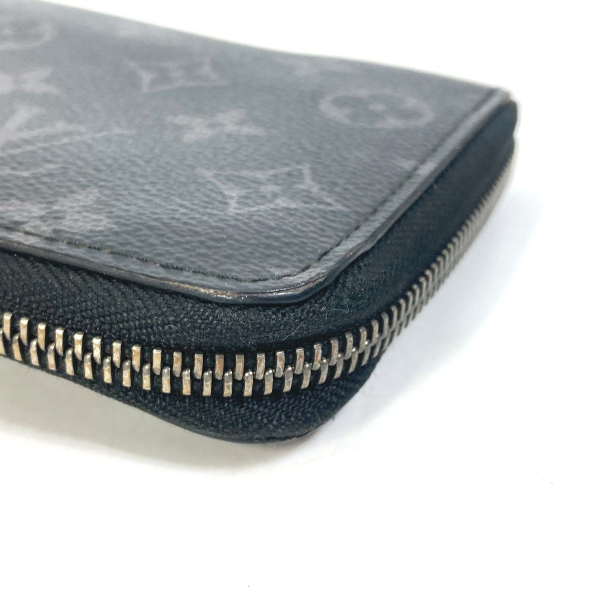 Louis Vuitton Louis Vuitton M80994 Monogram Eclipse Trunk print Long Wallet Black blue Size ONE SIZE - 6 Thumbnail