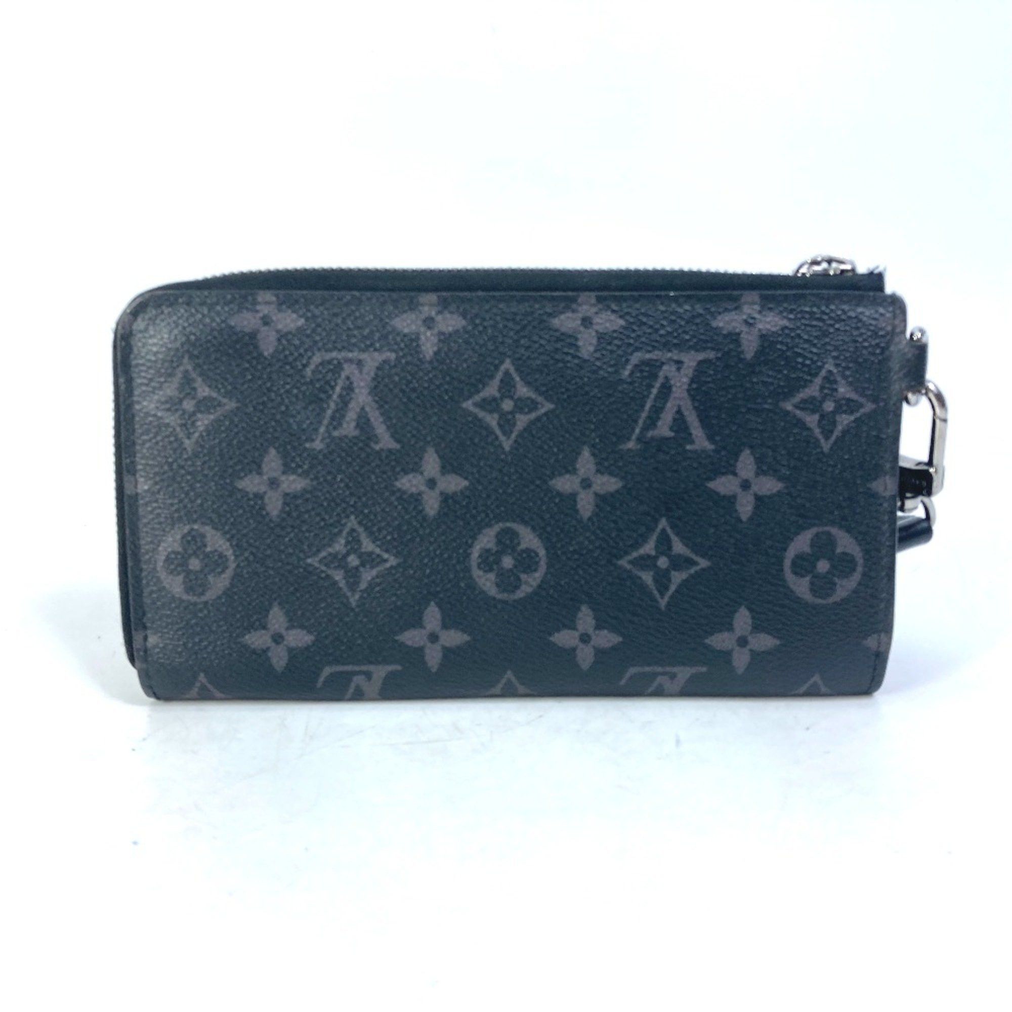 Louis Vuitton Louis Vuitton M80994 Monogram Eclipse Trunk print Long Wallet Black blue Size ONE SIZE - 2 Thumbnail