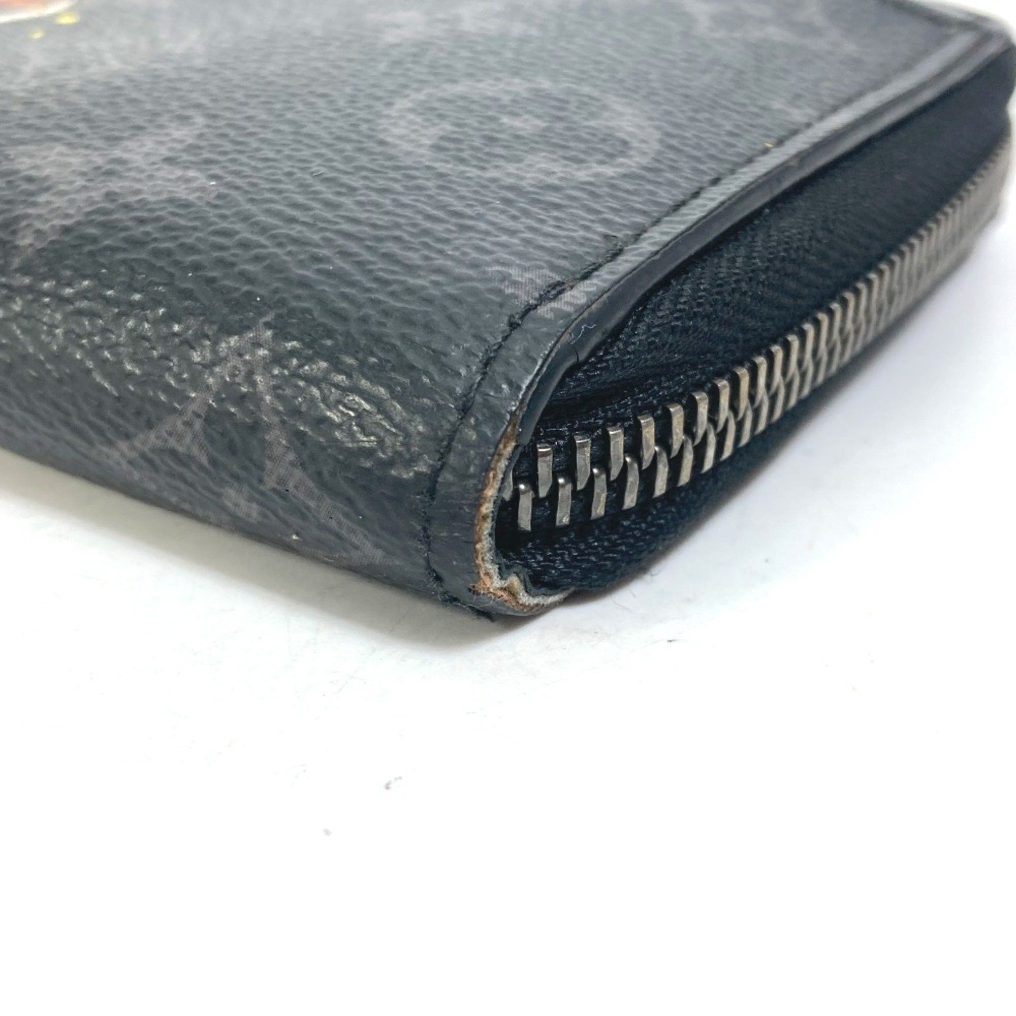 Louis Vuitton Louis Vuitton M80994 Monogram Eclipse Trunk print Long Wallet Black blue Size ONE SIZE - 10 Thumbnail