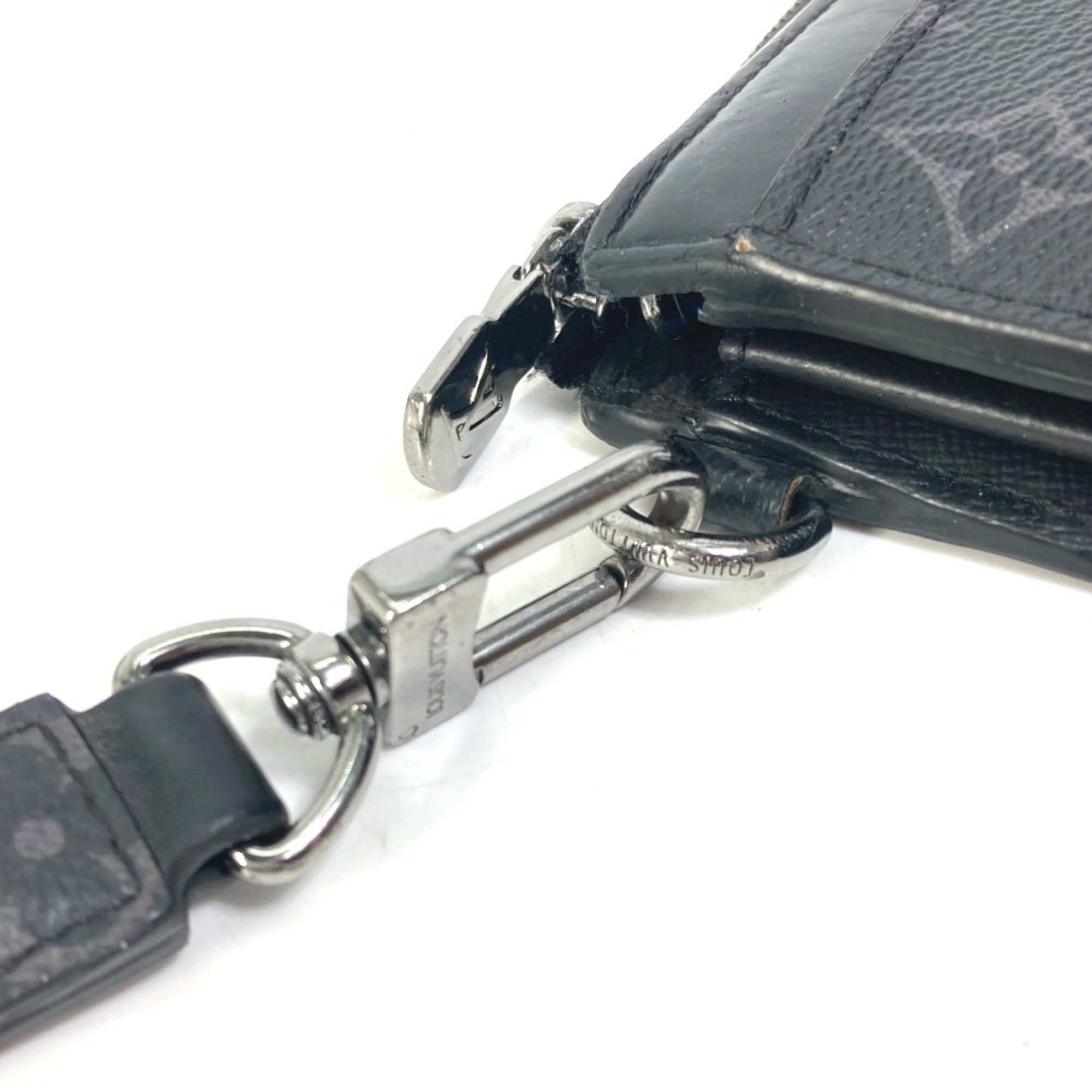 Louis Vuitton Louis Vuitton M80994 Monogram Eclipse Trunk print Long Wallet Black blue Size ONE SIZE - 8 Thumbnail