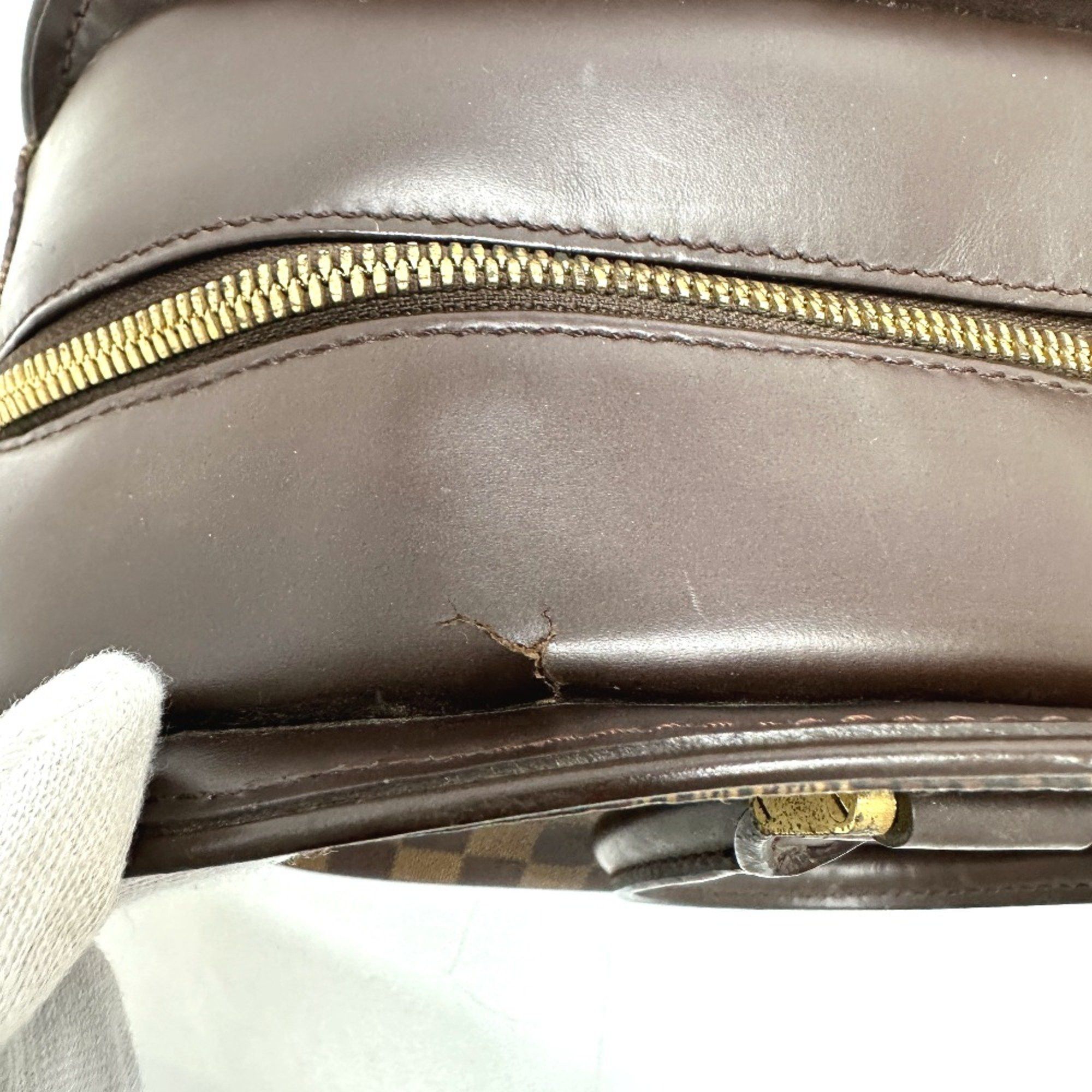 Louis Vuitton Louis Vuitton N51282 Damier Bag Hand Bag Ebene Brown Size ONE SIZE - 11 Thumbnail