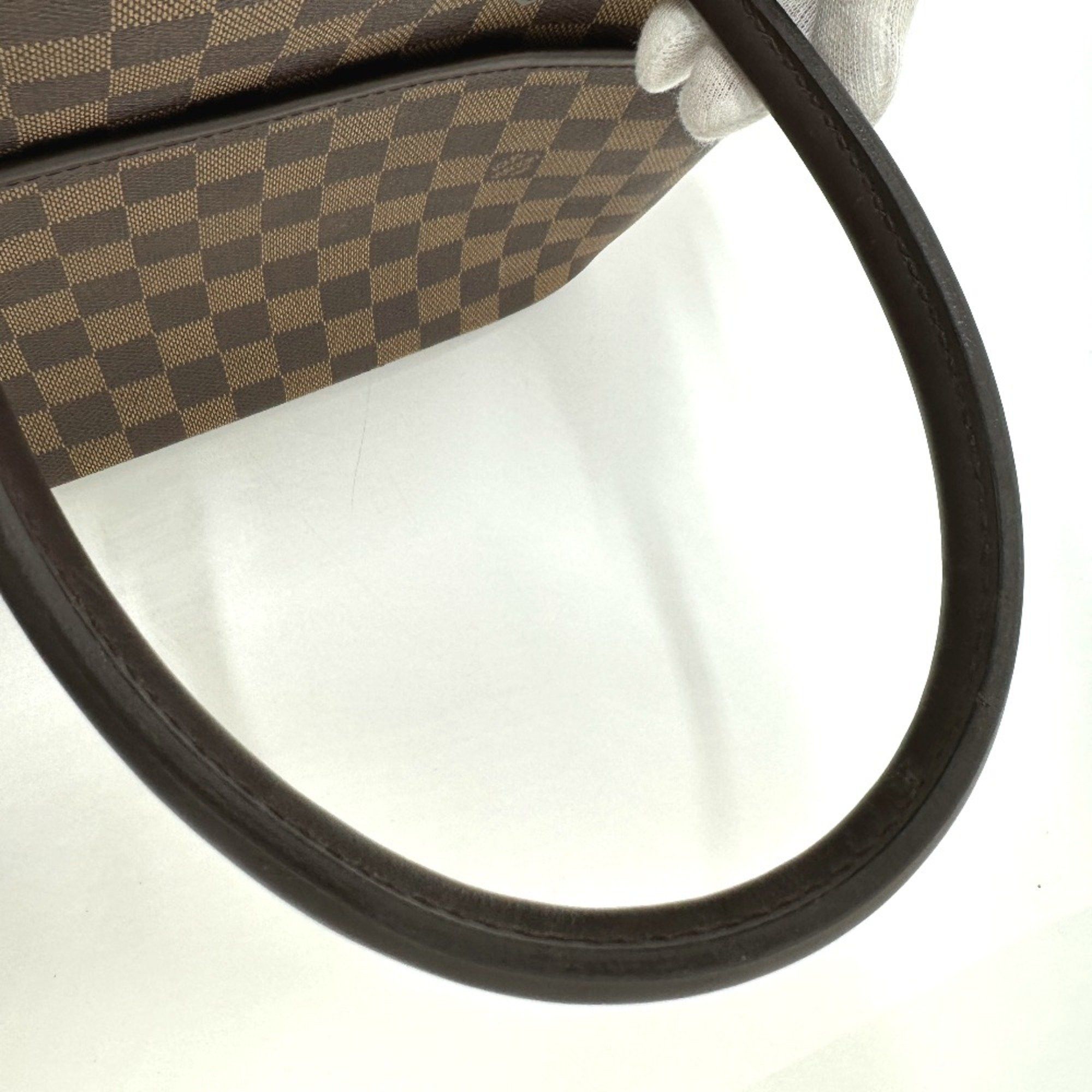 Louis Vuitton Louis Vuitton N51282 Damier Bag Hand Bag Ebene Brown Size ONE SIZE - 9 Thumbnail