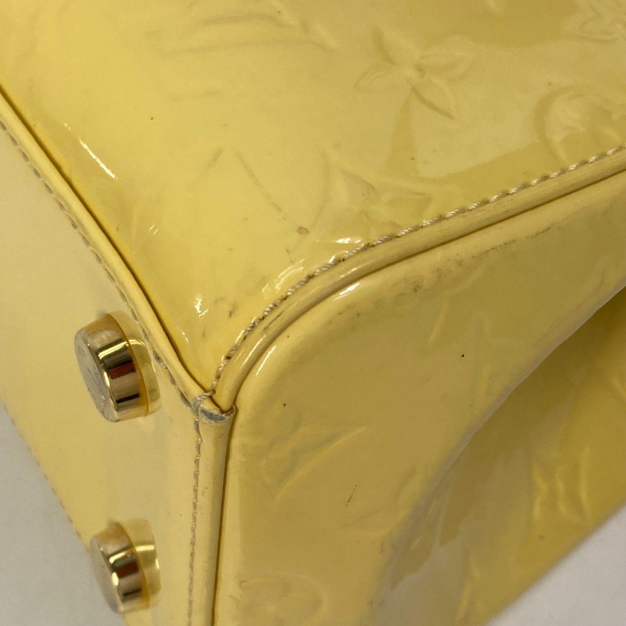 Louis Vuitton Louis Vuitton M90108 MonogramVernis Bag Hand Bag Citrine yellow Size ONE SIZE - 11 Thumbnail