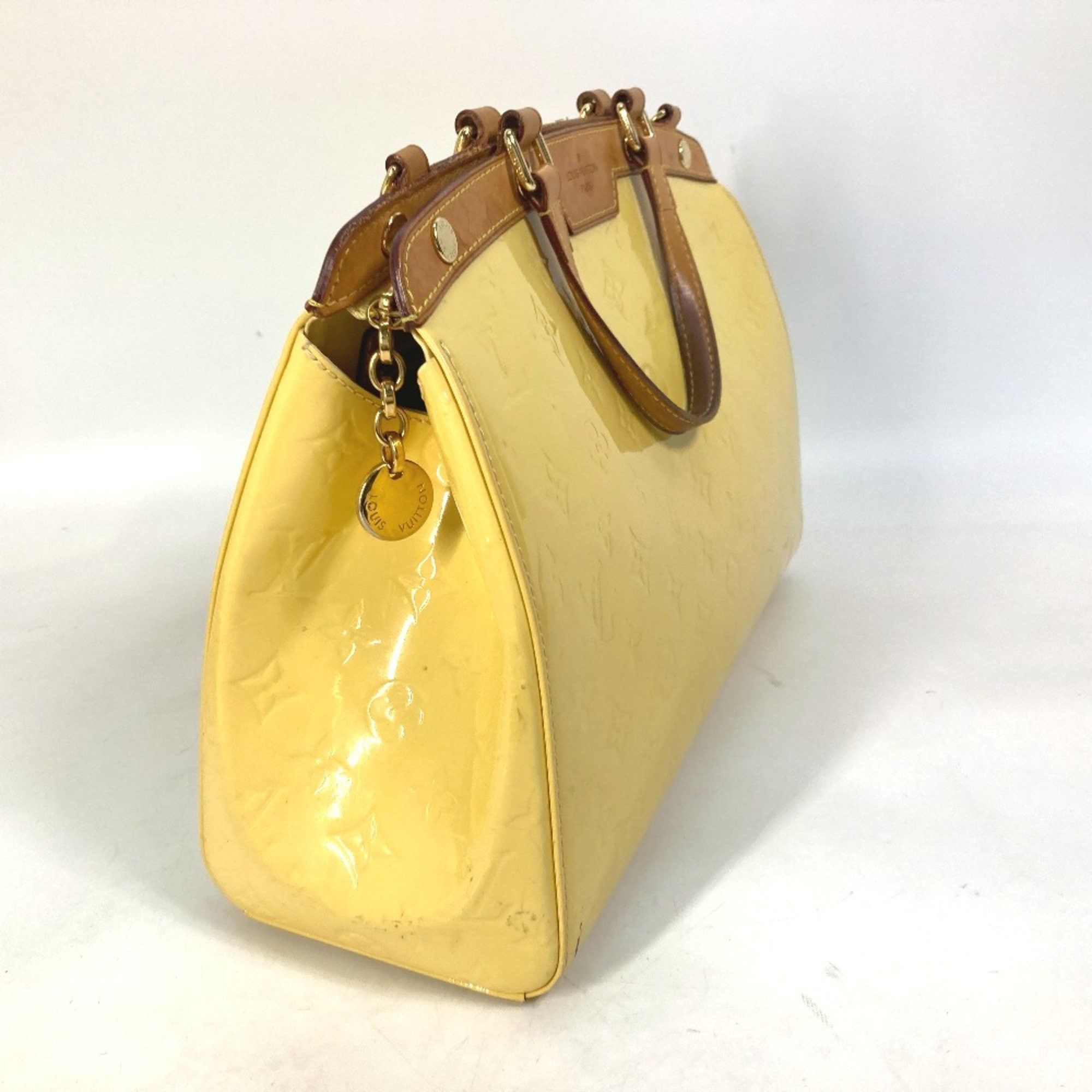 Louis Vuitton Louis Vuitton M90108 MonogramVernis Bag Hand Bag Citrine yellow Size ONE SIZE - 4 Thumbnail