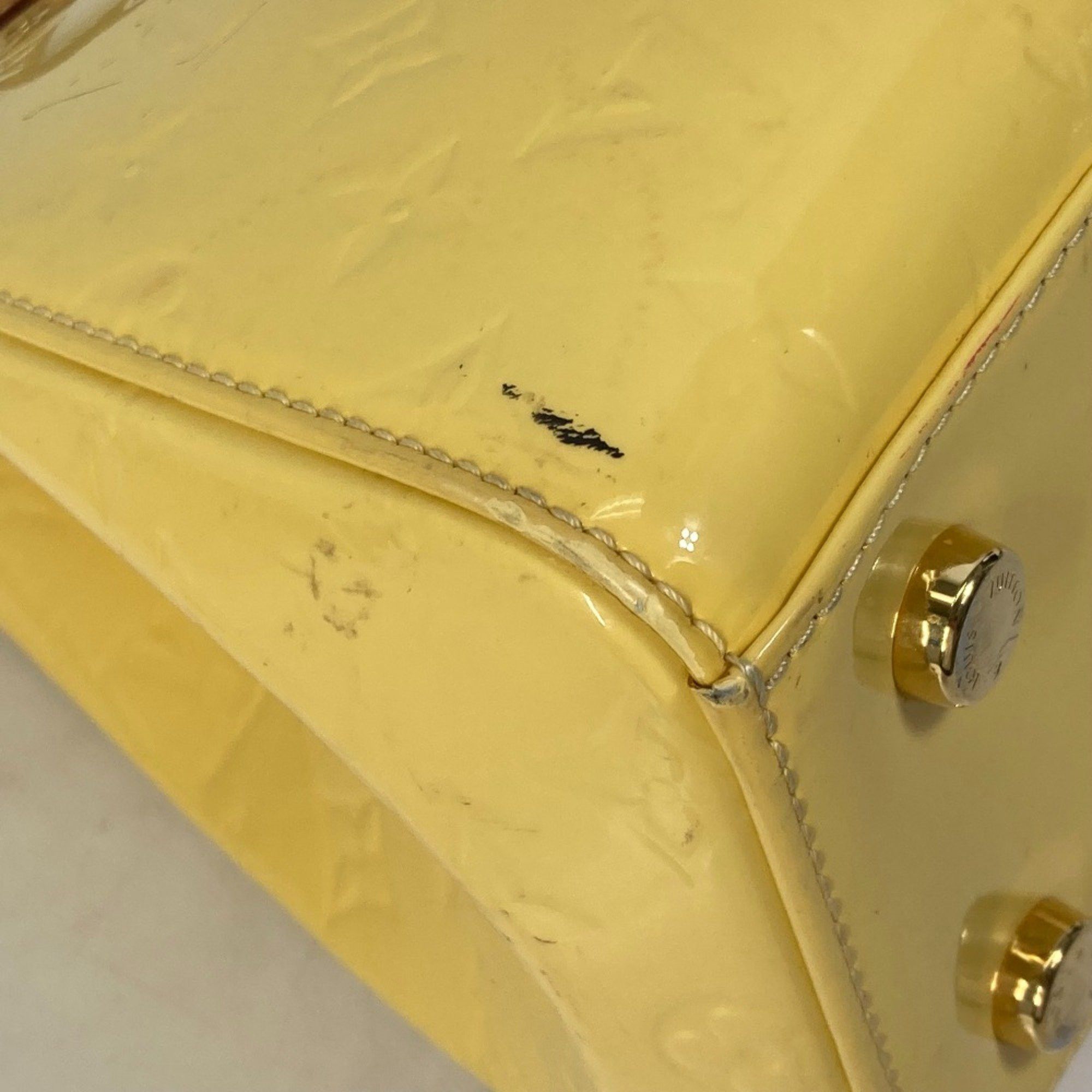 Louis Vuitton Louis Vuitton M90108 MonogramVernis Bag Hand Bag Citrine yellow Size ONE SIZE - 10 Thumbnail