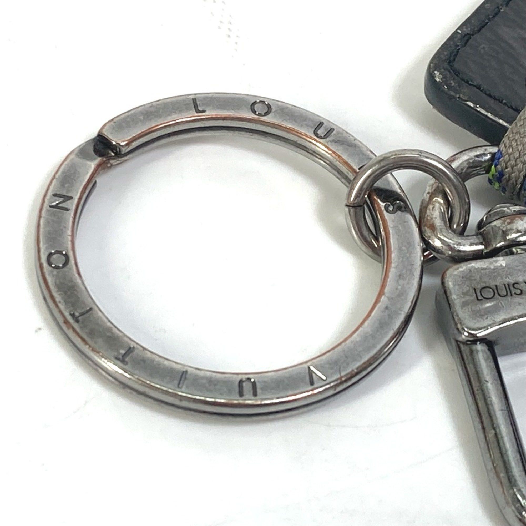 Louis Vuitton Louis Vuitton MP0929 Monogram Eclipse glaze Bag Charm Key Holder Gray Based Size ONE SIZE - 4 Thumbnail