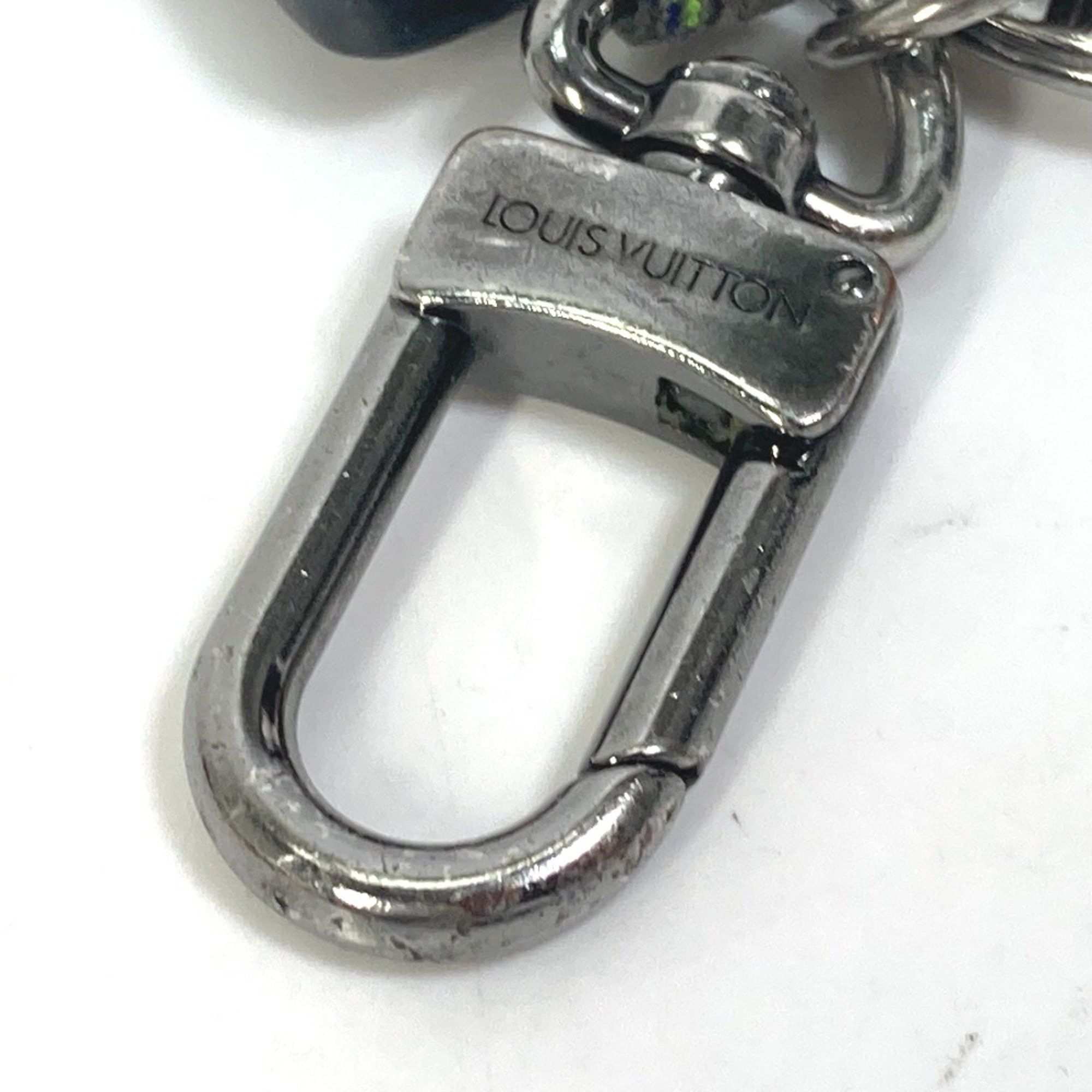 Louis Vuitton Louis Vuitton MP0929 Monogram Eclipse glaze Bag Charm Key Holder Gray Based Size ONE SIZE - 2 Thumbnail