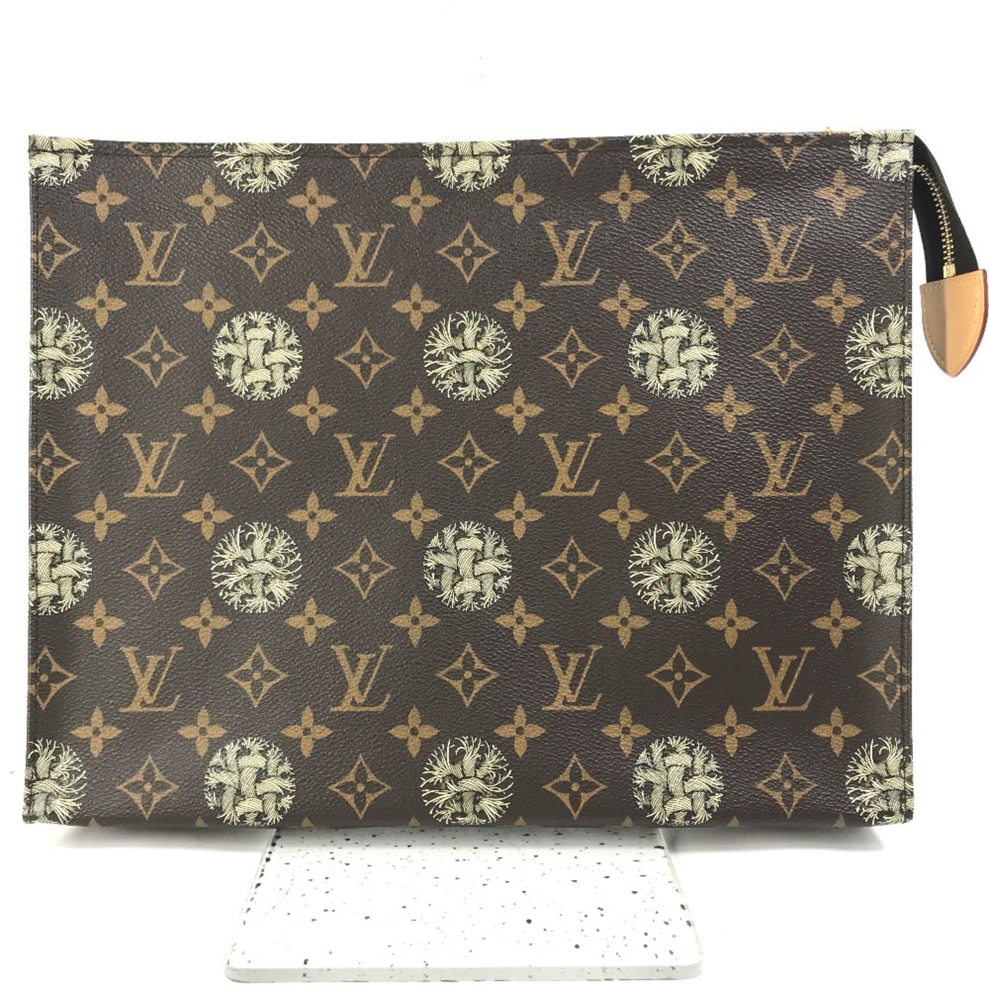 Louis Vuitton Louis Vuitton M41513 Monogram Christopher Nemeth Rope Bag Cluch Bag Clutch bag Brown Size ONE SIZE - 2 Thumbnail