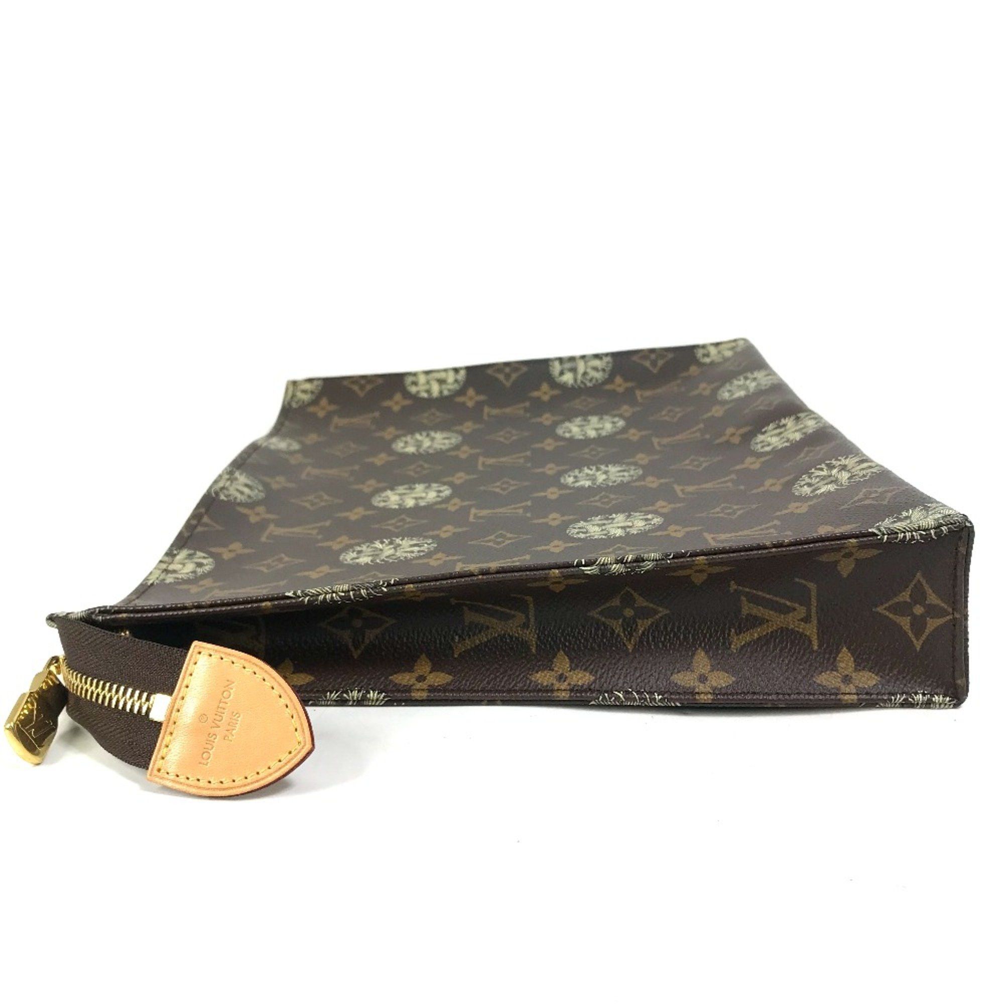 Louis Vuitton Louis Vuitton M41513 Monogram Christopher Nemeth Rope Bag Cluch Bag Clutch bag Brown Size ONE SIZE - 3 Thumbnail